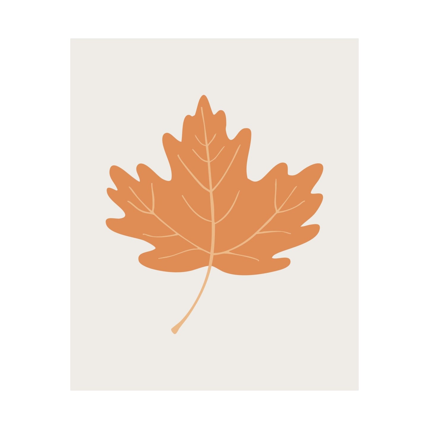 Autumn Maple Leaf Poster
