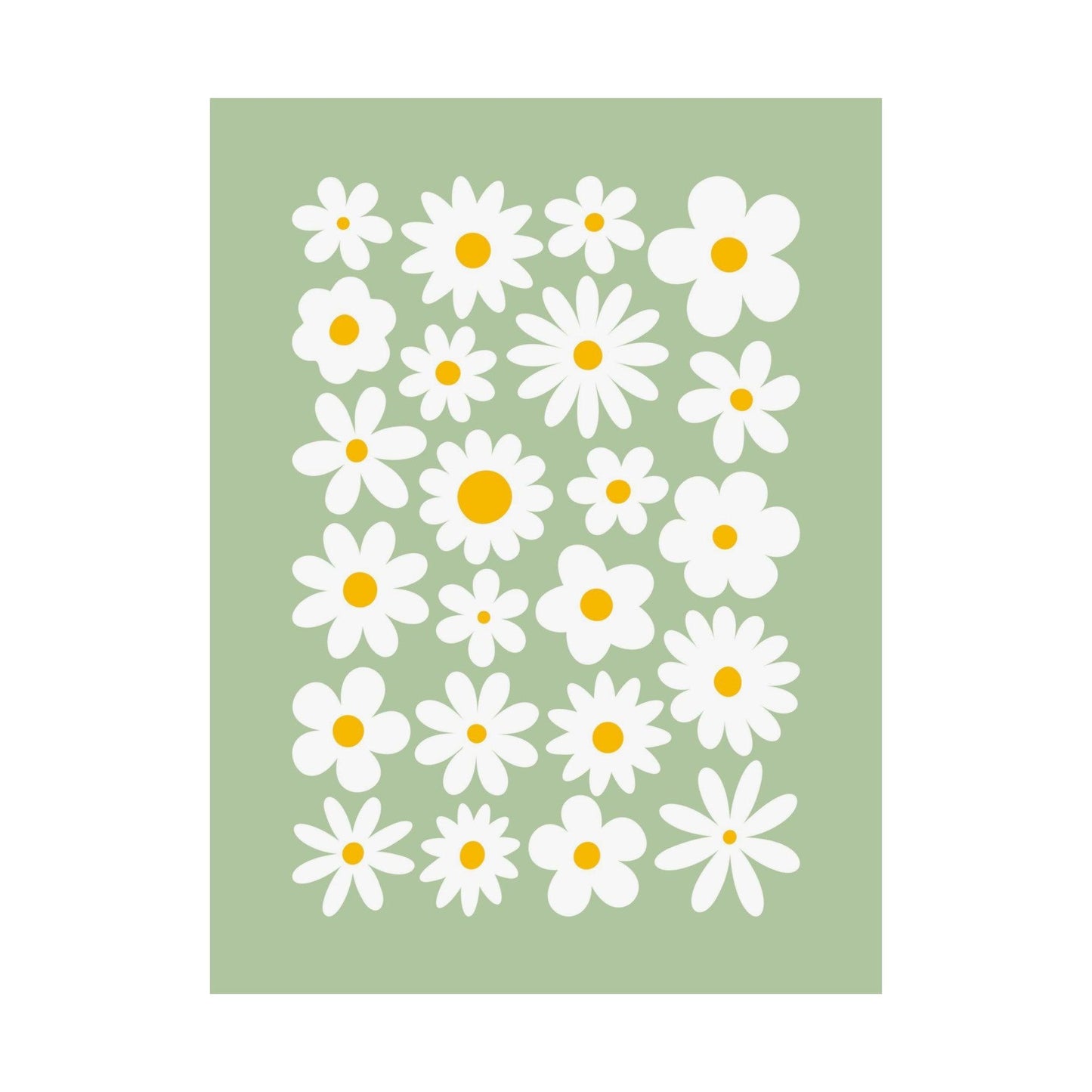 Sage Daisy Poster