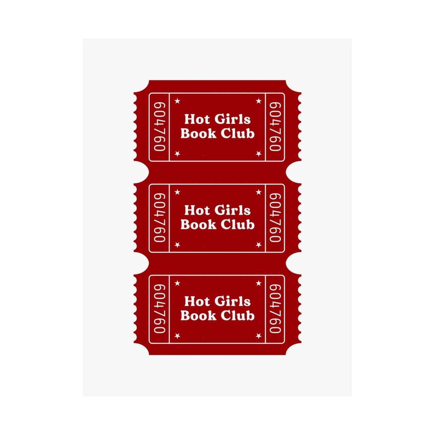 Hot Girls Read Book Club Poster