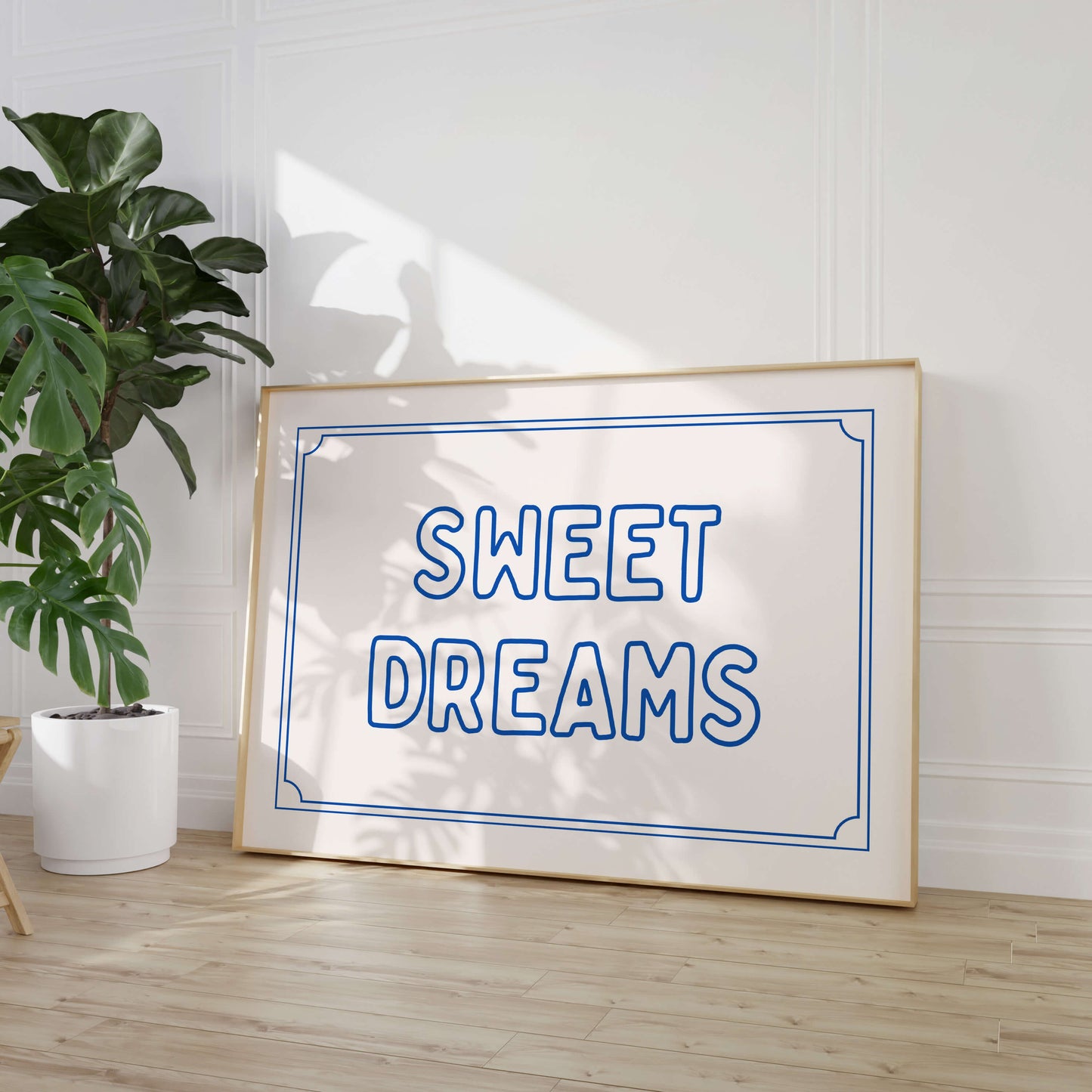 Sweet Dreams Above The Bed Poster