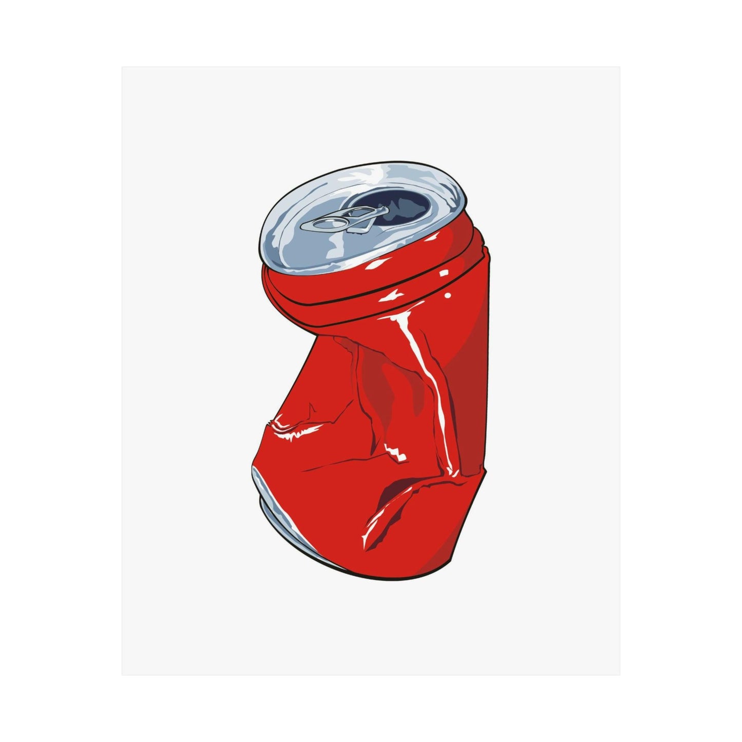 Red Soda Can Poster