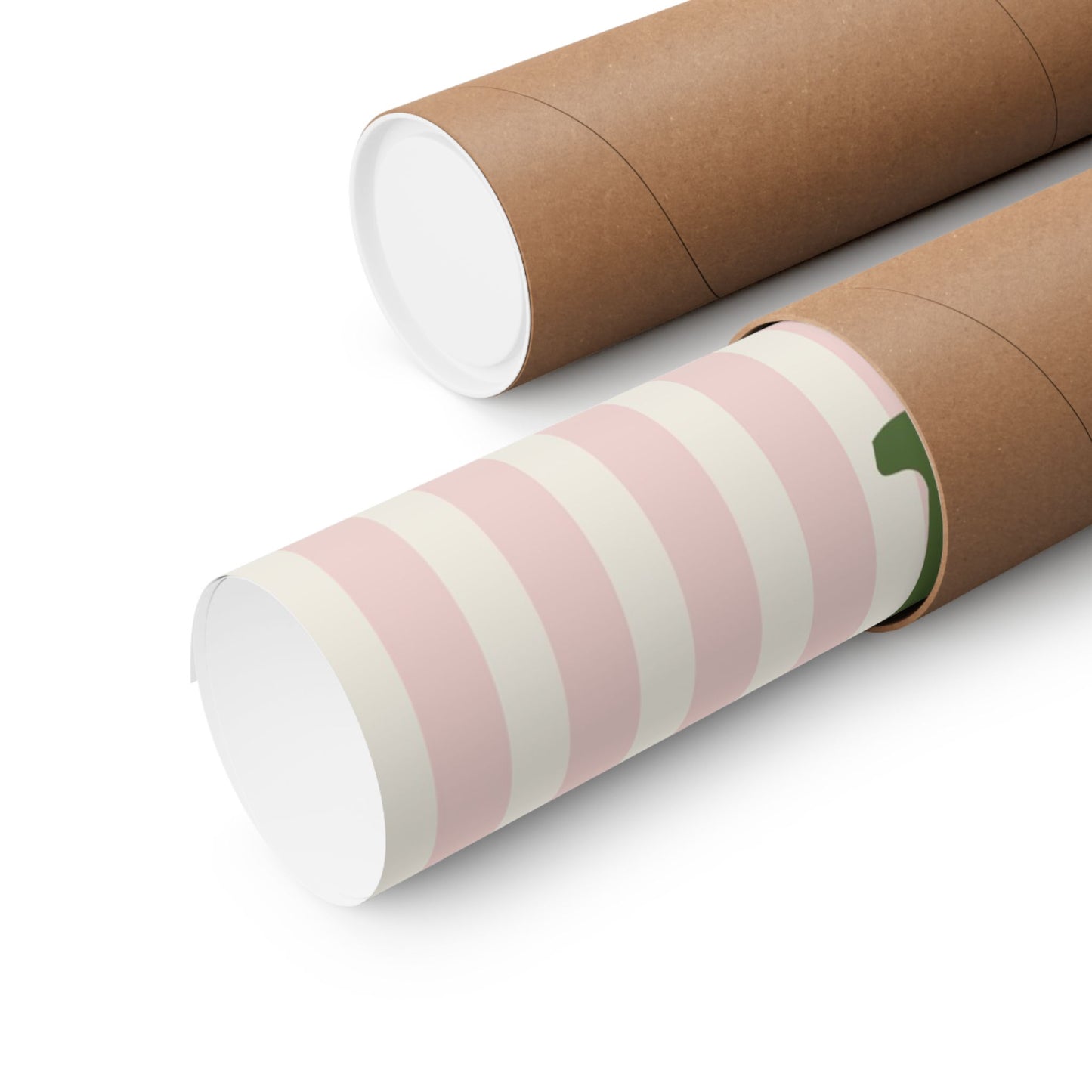 East Coast Striped Pink Poster