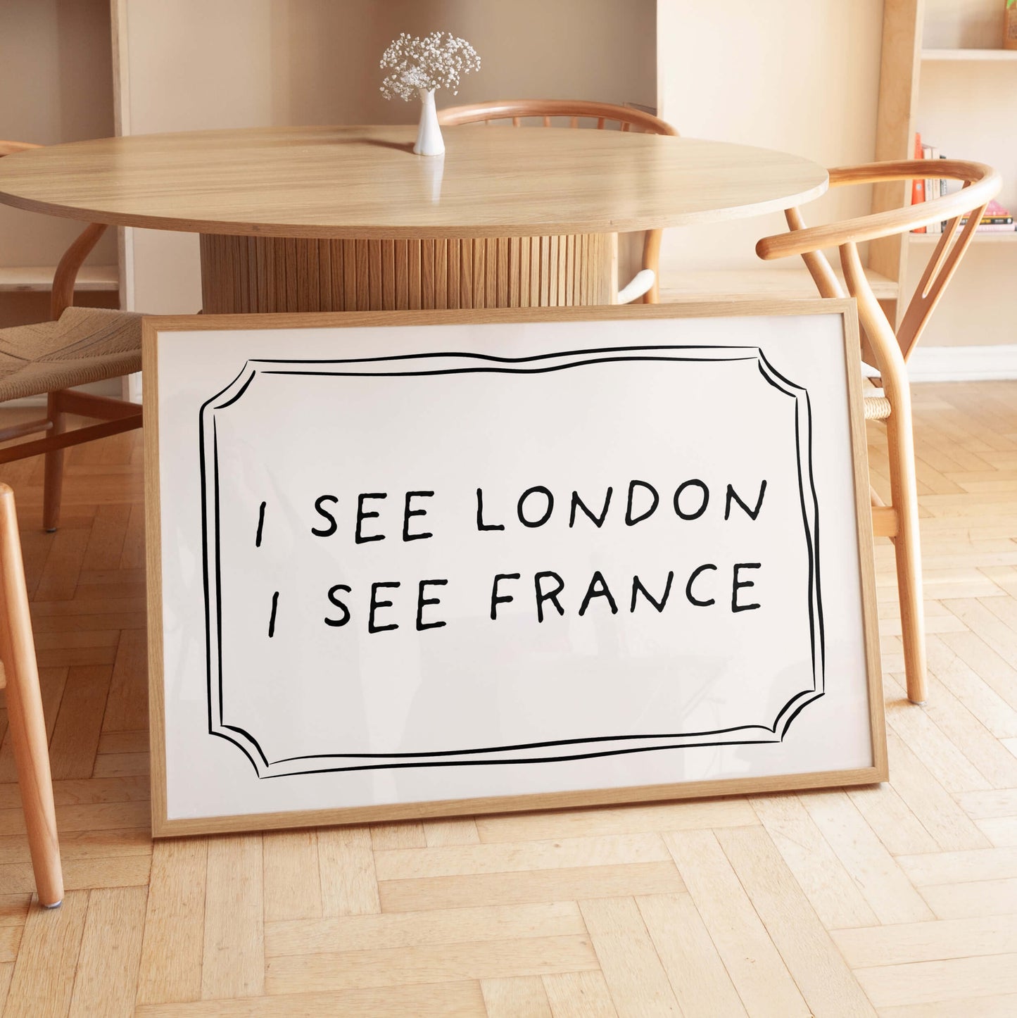 I See London I See France Poster