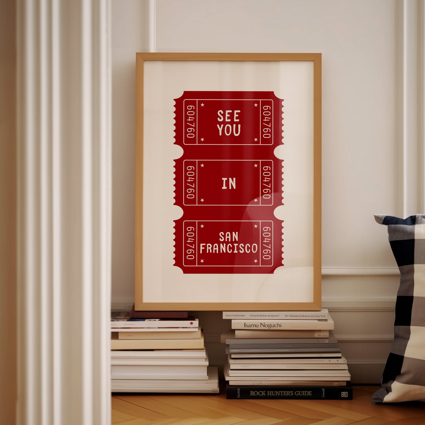 See You In San Francisco Ticket Poster