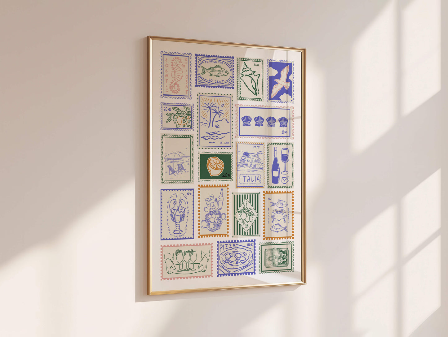 Set of 6 Coastal Prints