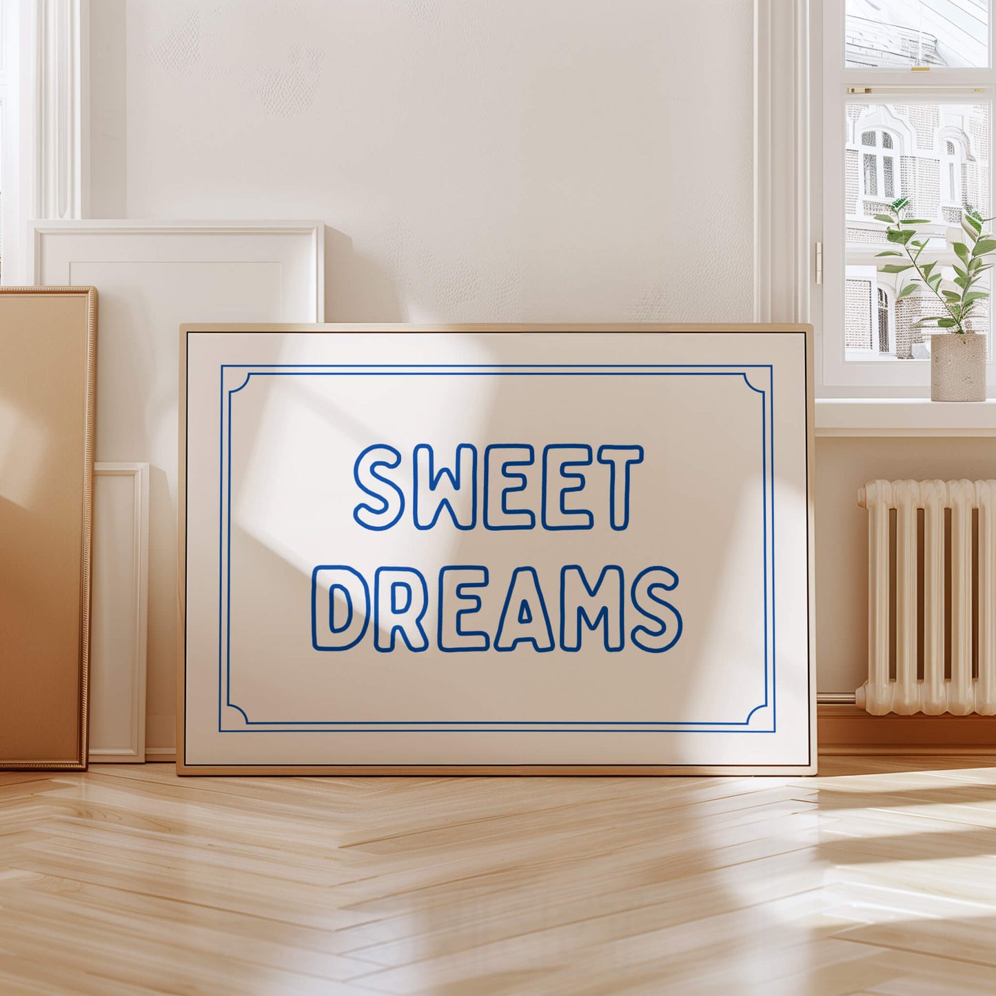 Sweet Dreams Above The Bed Poster