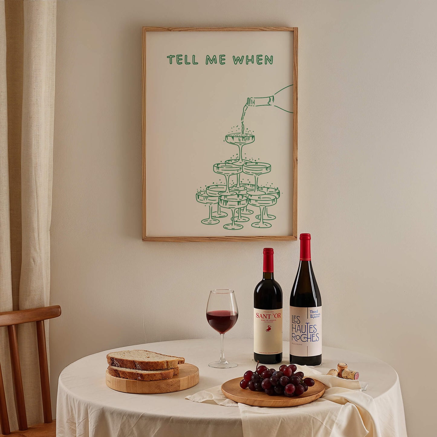 Tell Me When Green Poster