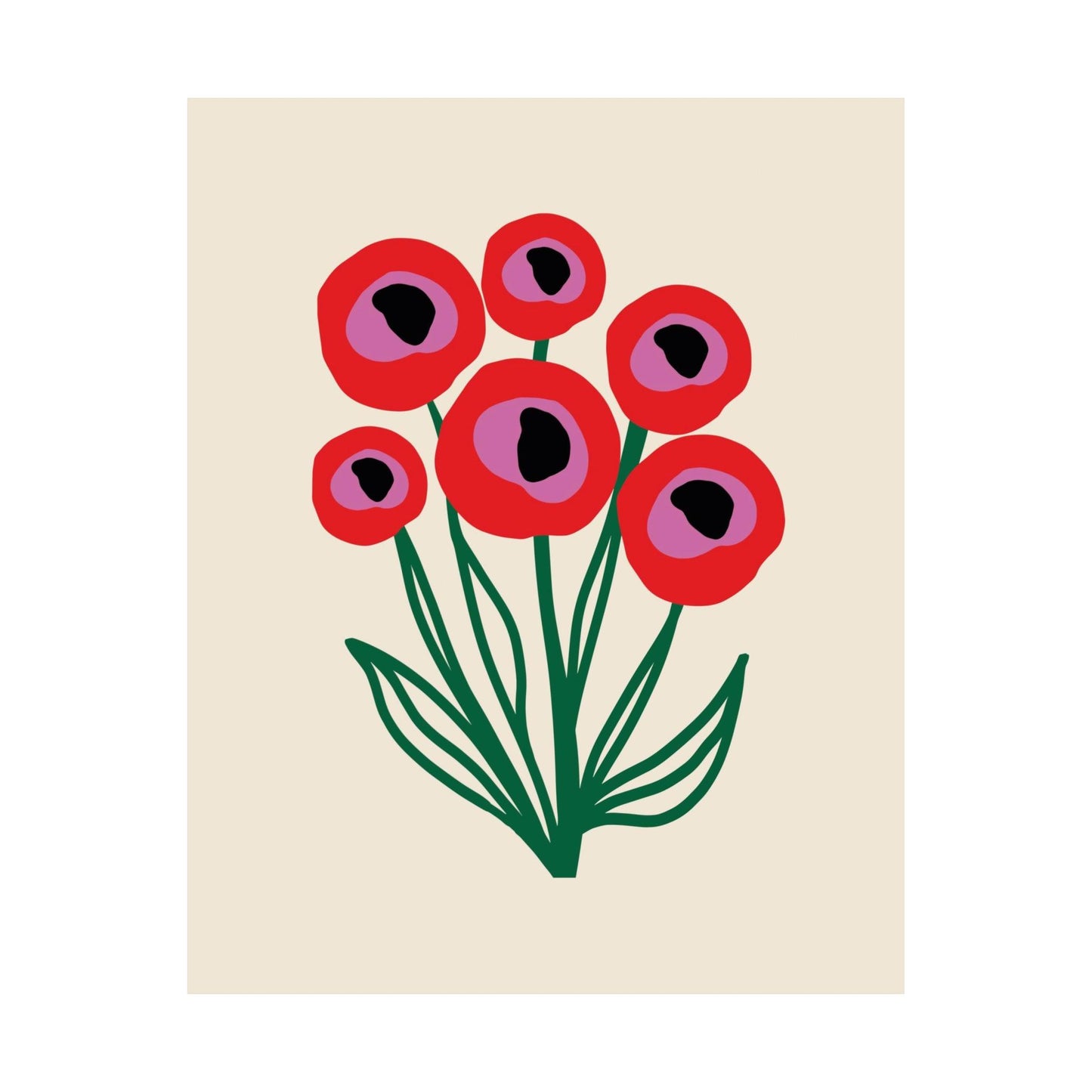 Poppy Flowers Poster