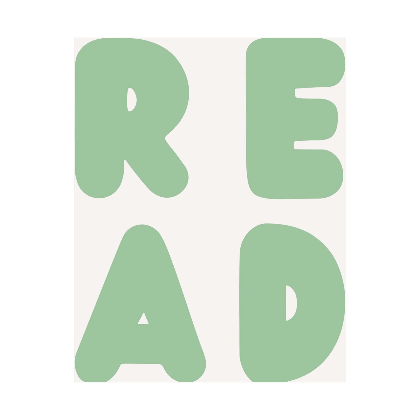 Readers Bookish Green Poster