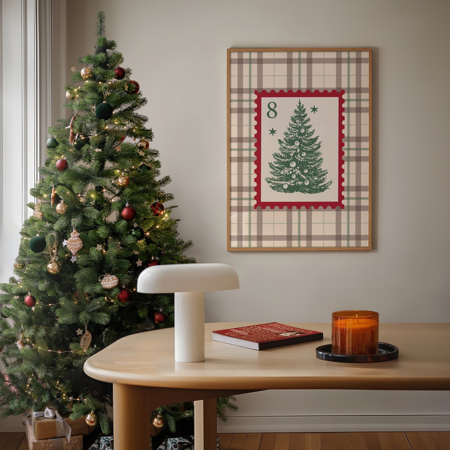 Christmas Tree Stamp Poster