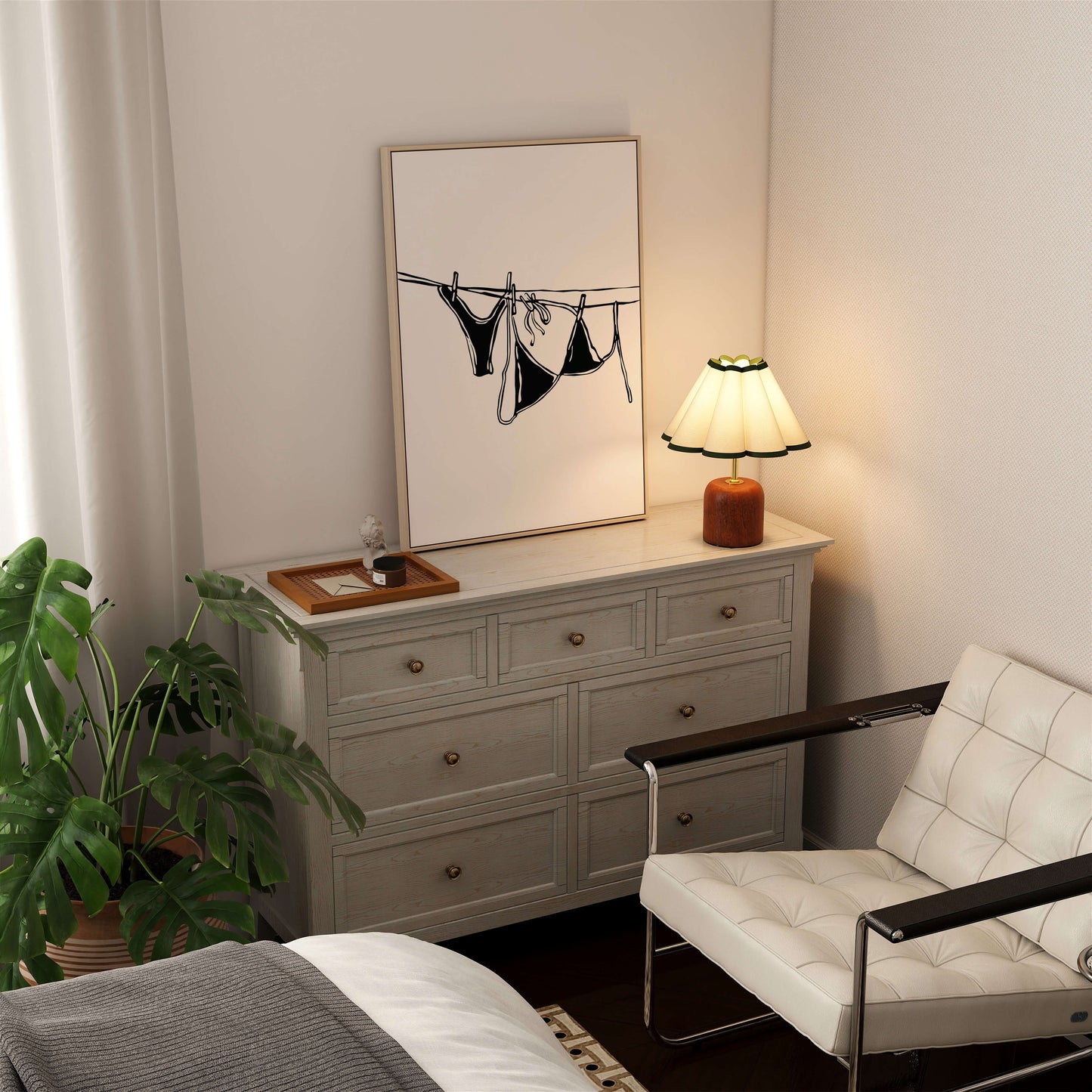 Bikini On Clothesline Poster