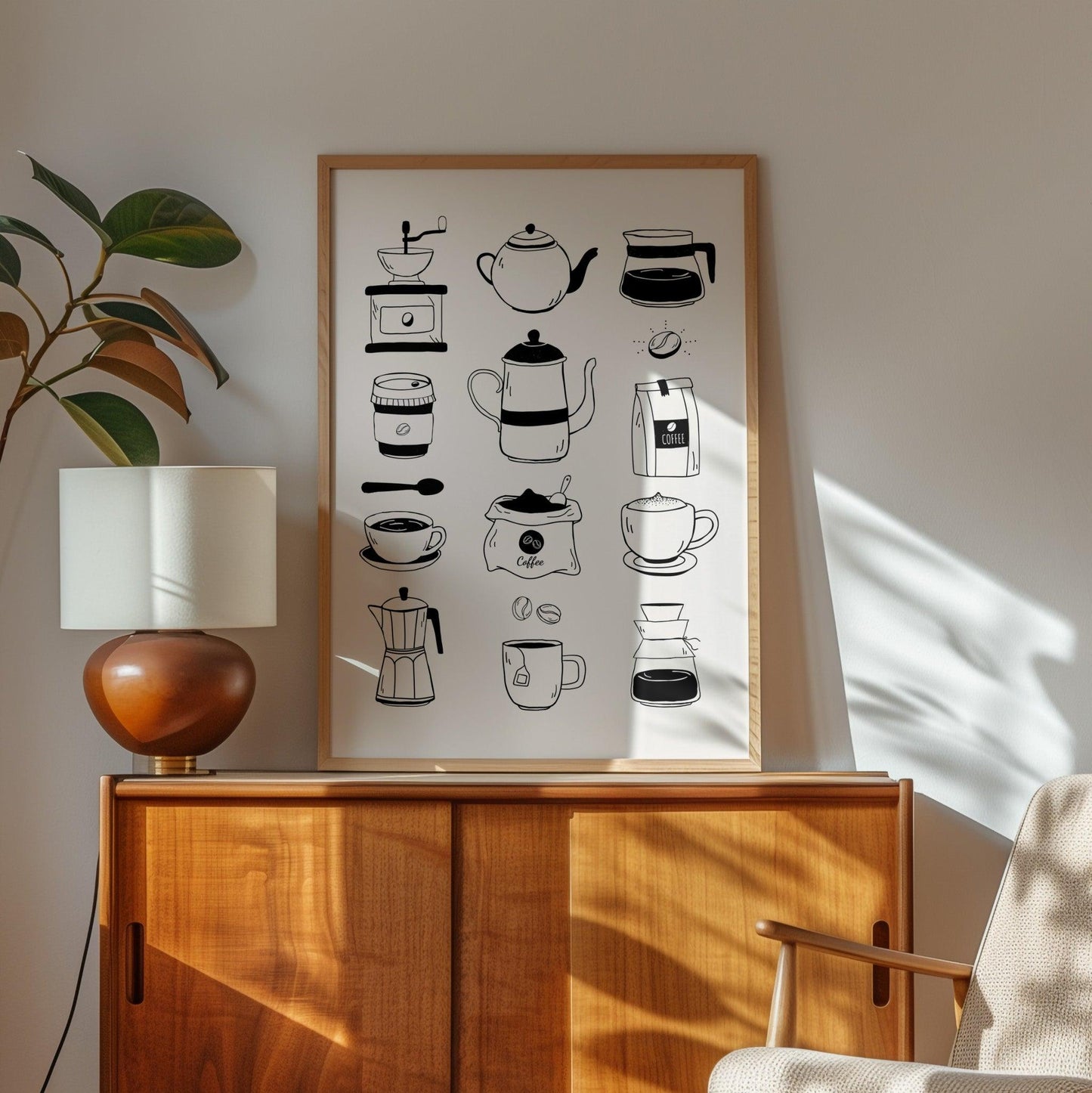 Coffee Elements Poster