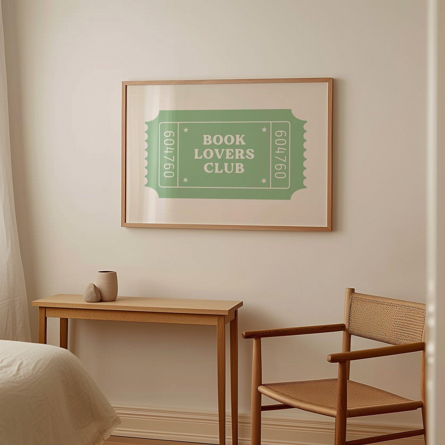 Book Lovers Club Green Poster