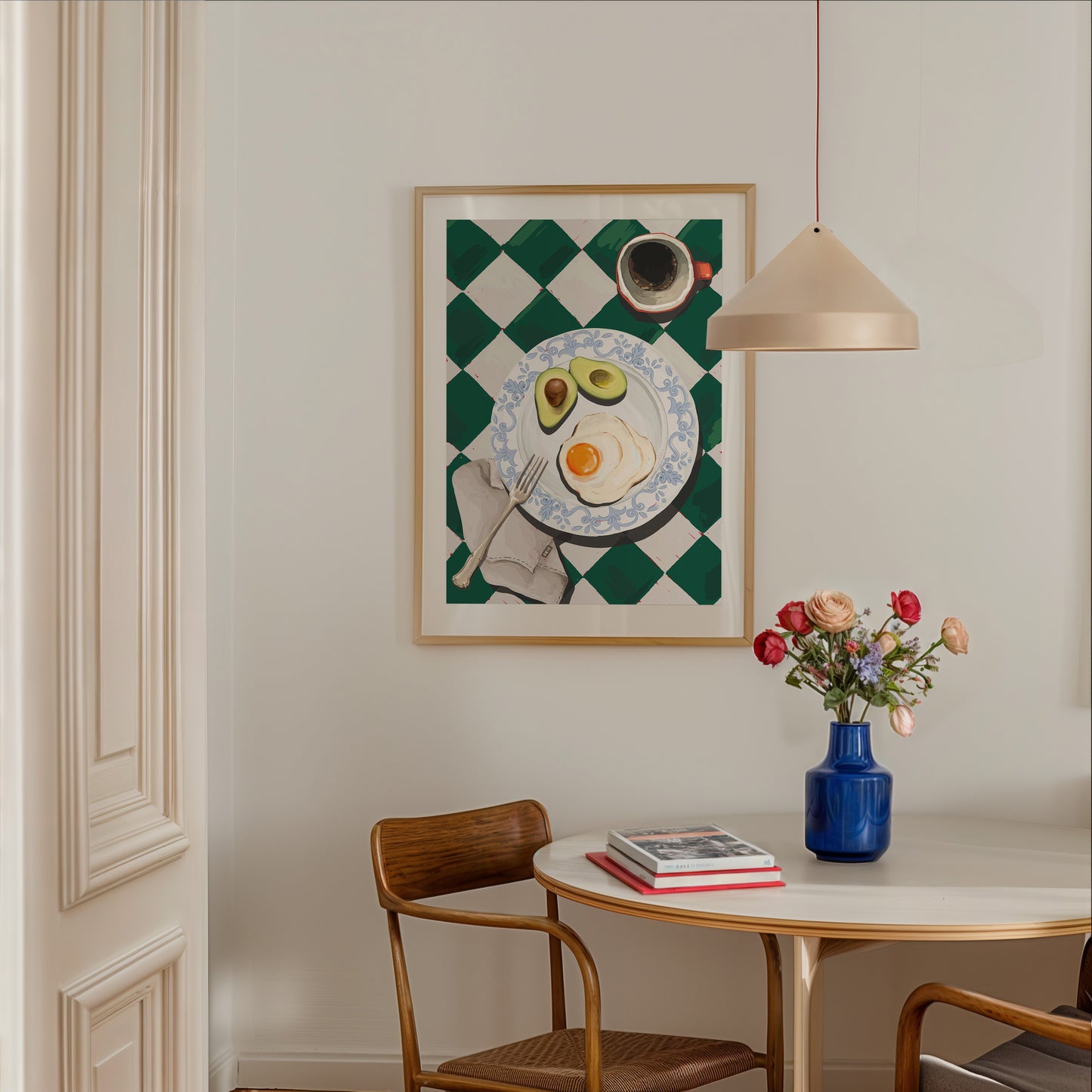 Eggs and Avocado Breakfast Poster