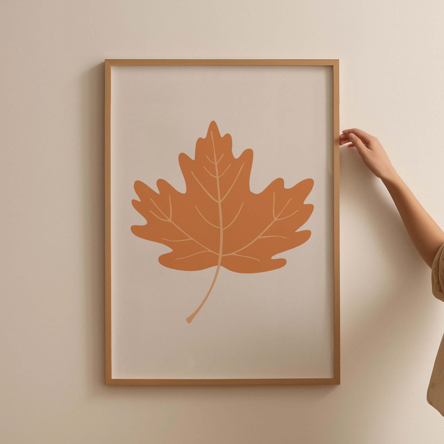 Autumn Maple Leaf Poster