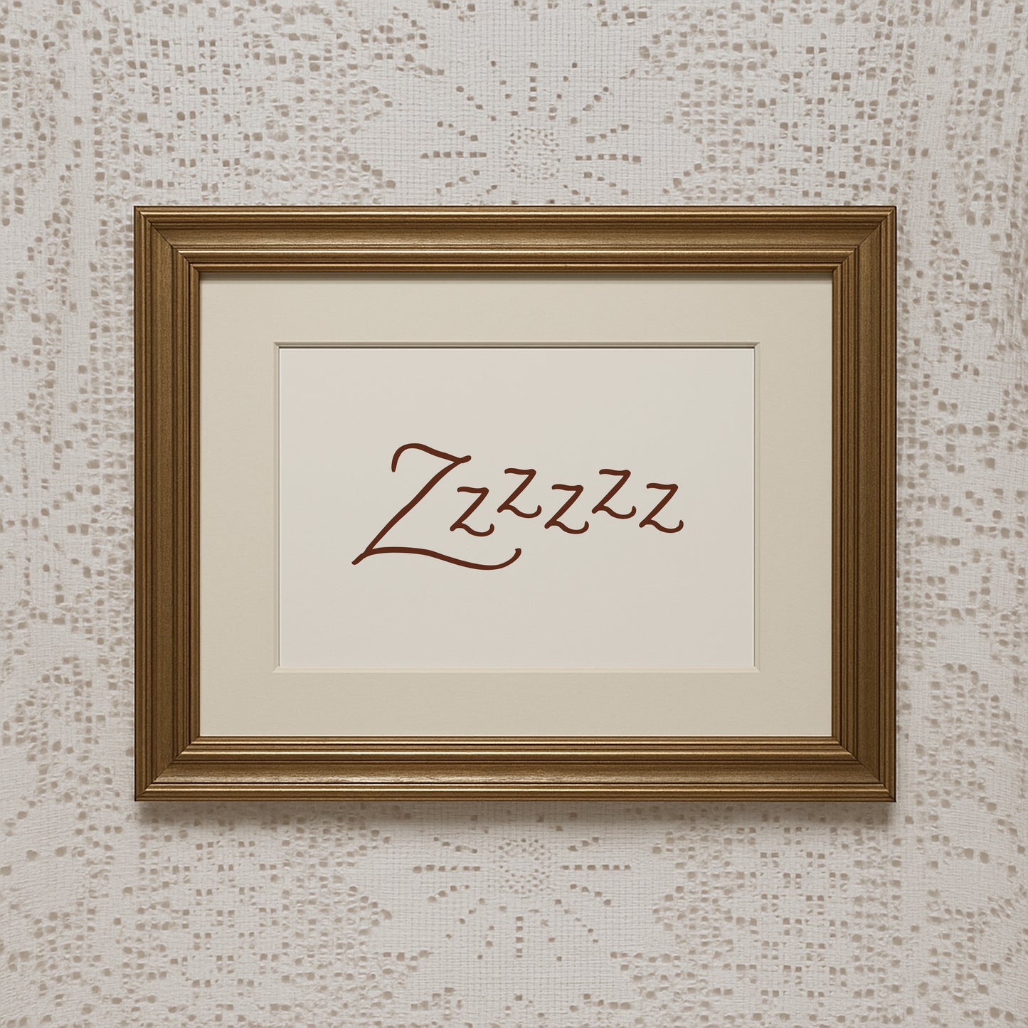 Zzzz Goodnight Horizontal Poster