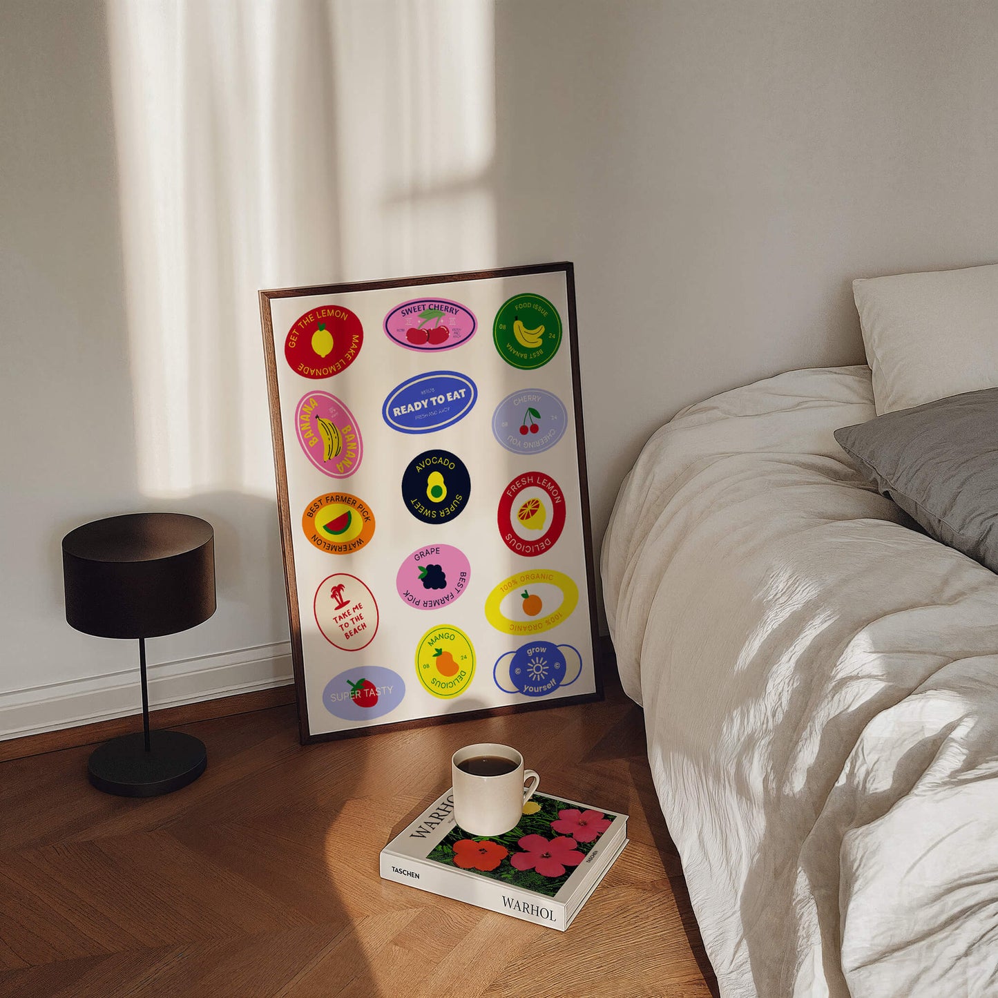 Fruit Sticker Poster