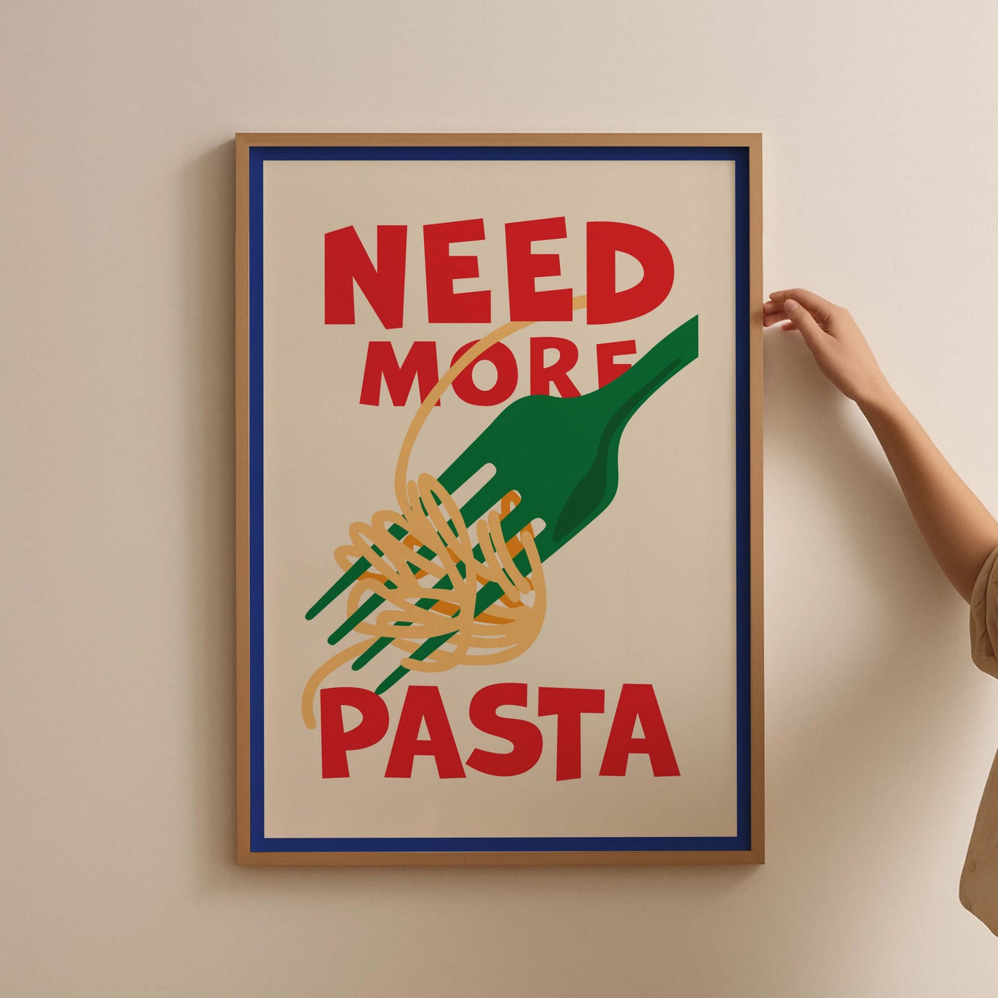 Need More Pasta Poster