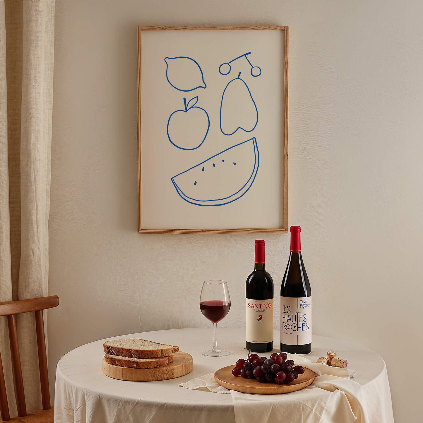 Minimalist Fruit Poster