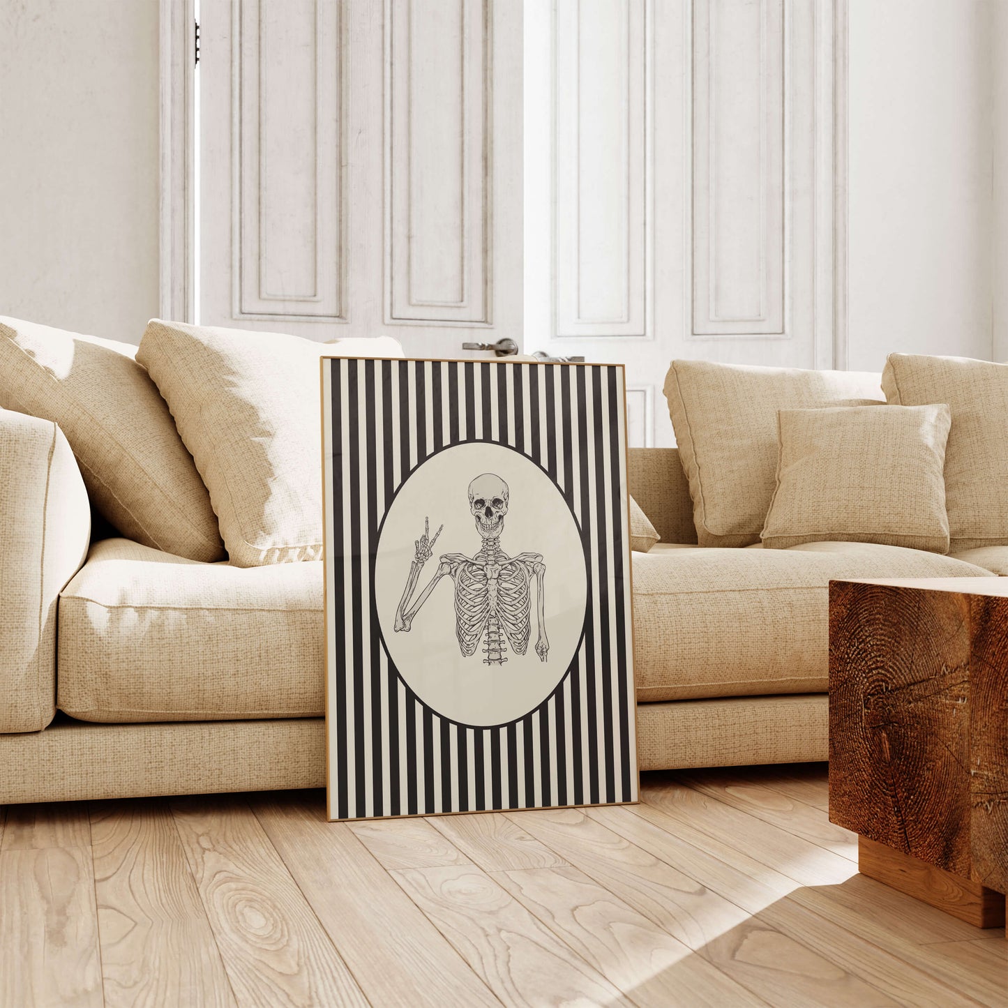 Vintage Skeleton Poster