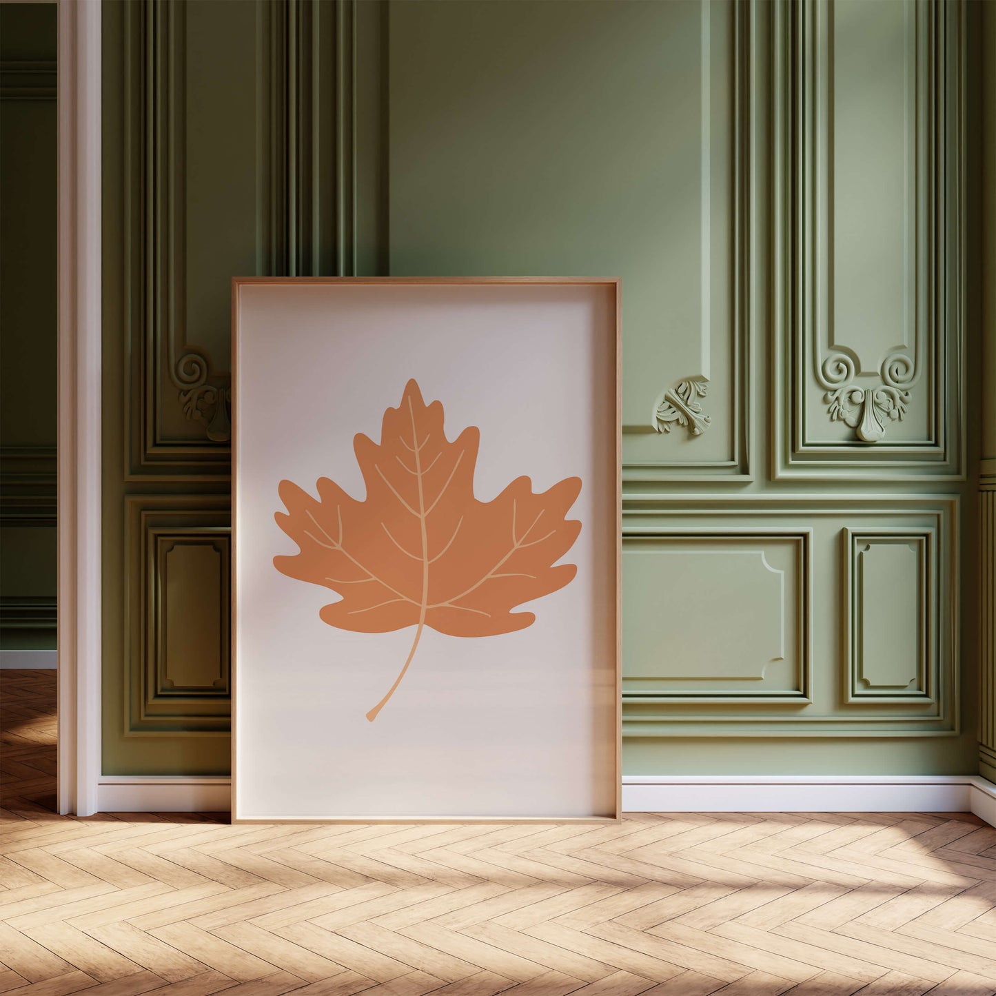 Autumn Maple Leaf Poster