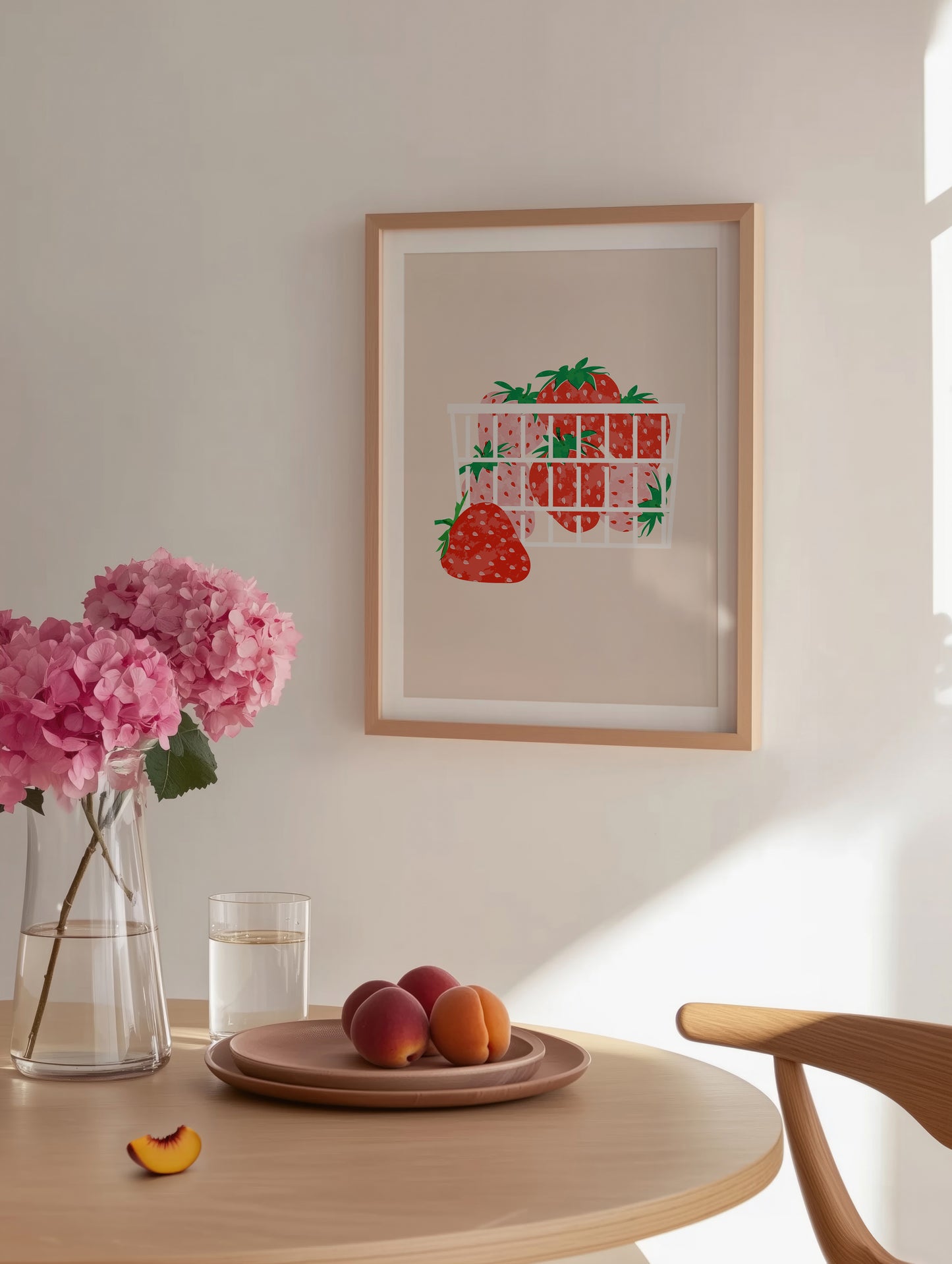 Strawberry Basket Kitchen Poster