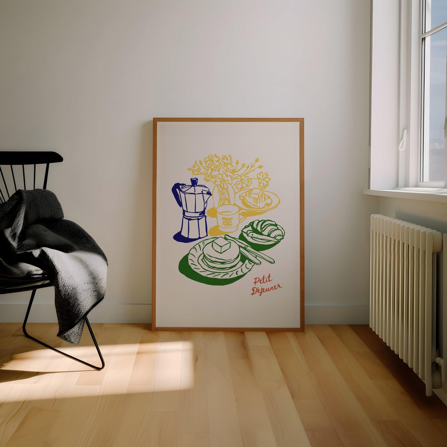 French Breakfast Poster