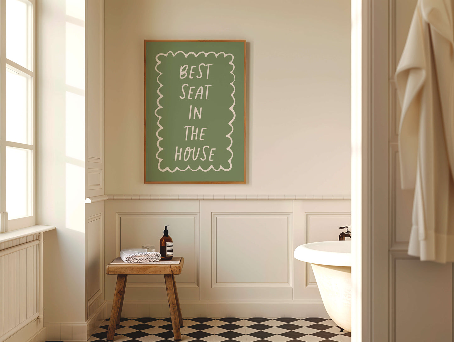 Best Seat In The House Sage Poster