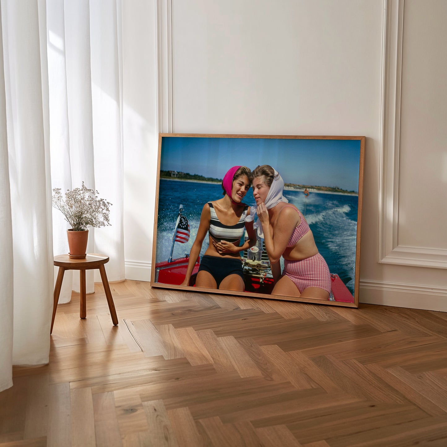 Vintage Summer Boat Ride Poster