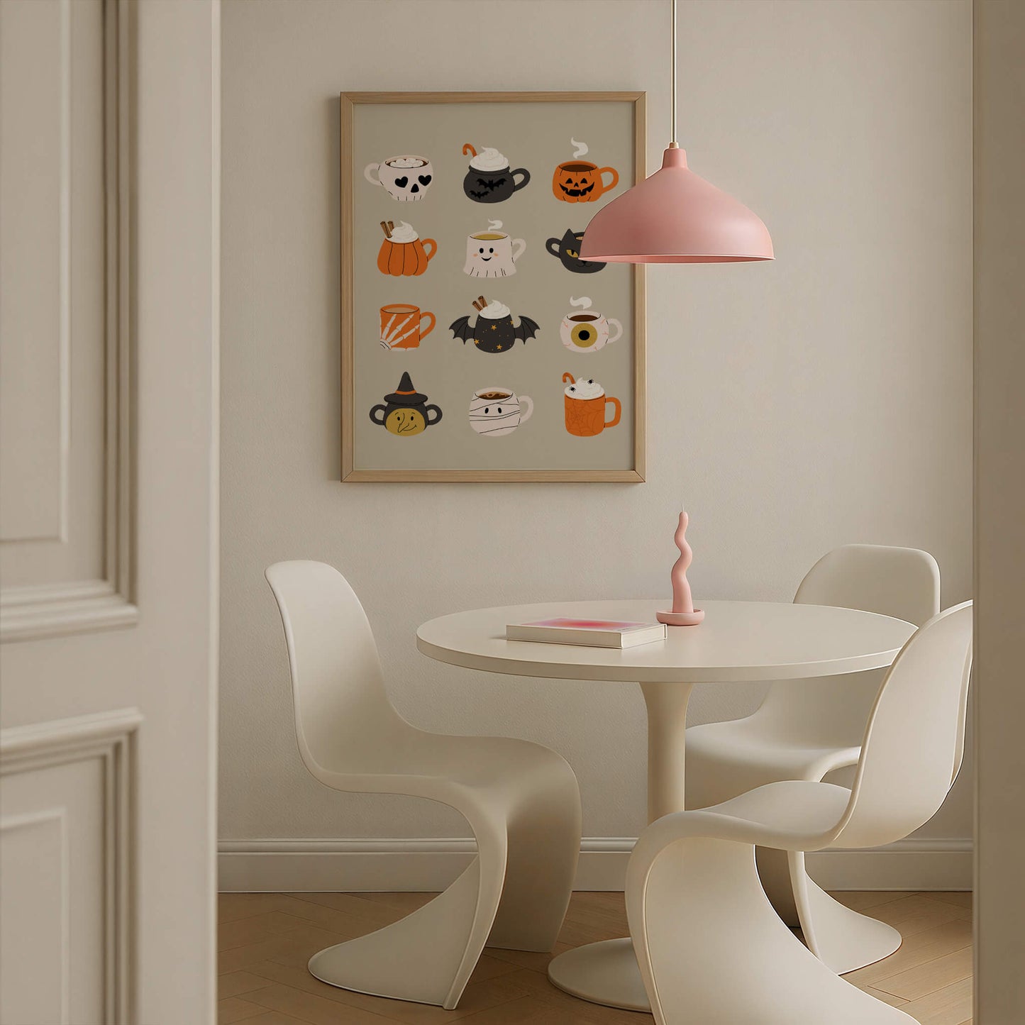 Halloween Mug Collection Poster