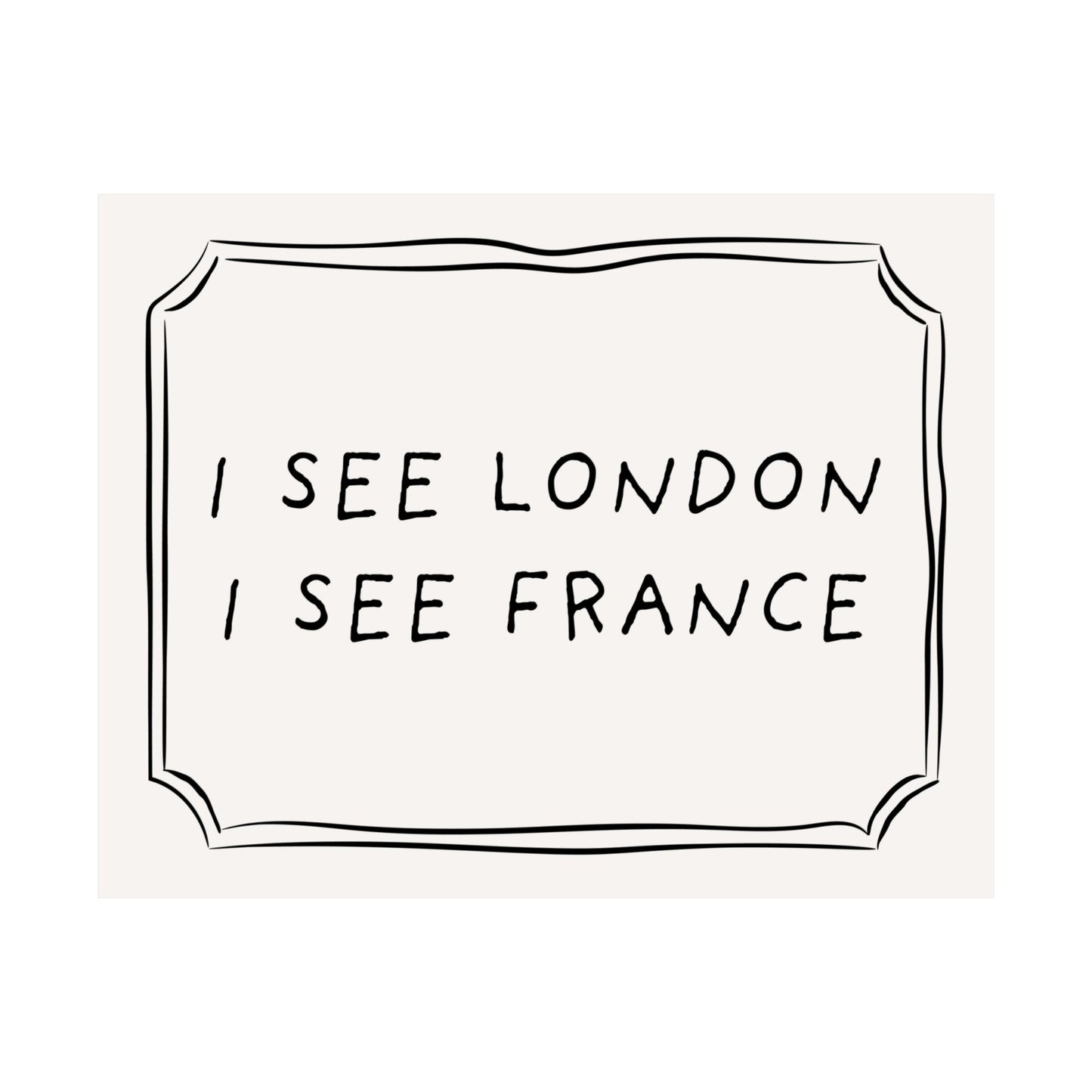 I See London I See France Poster