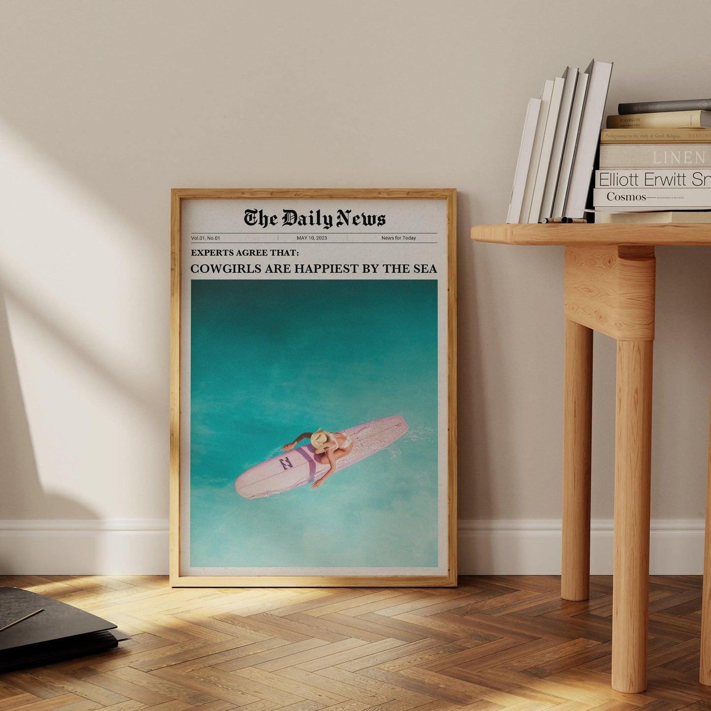 Coastal Cowgirl Newspaper No. 2 Poster