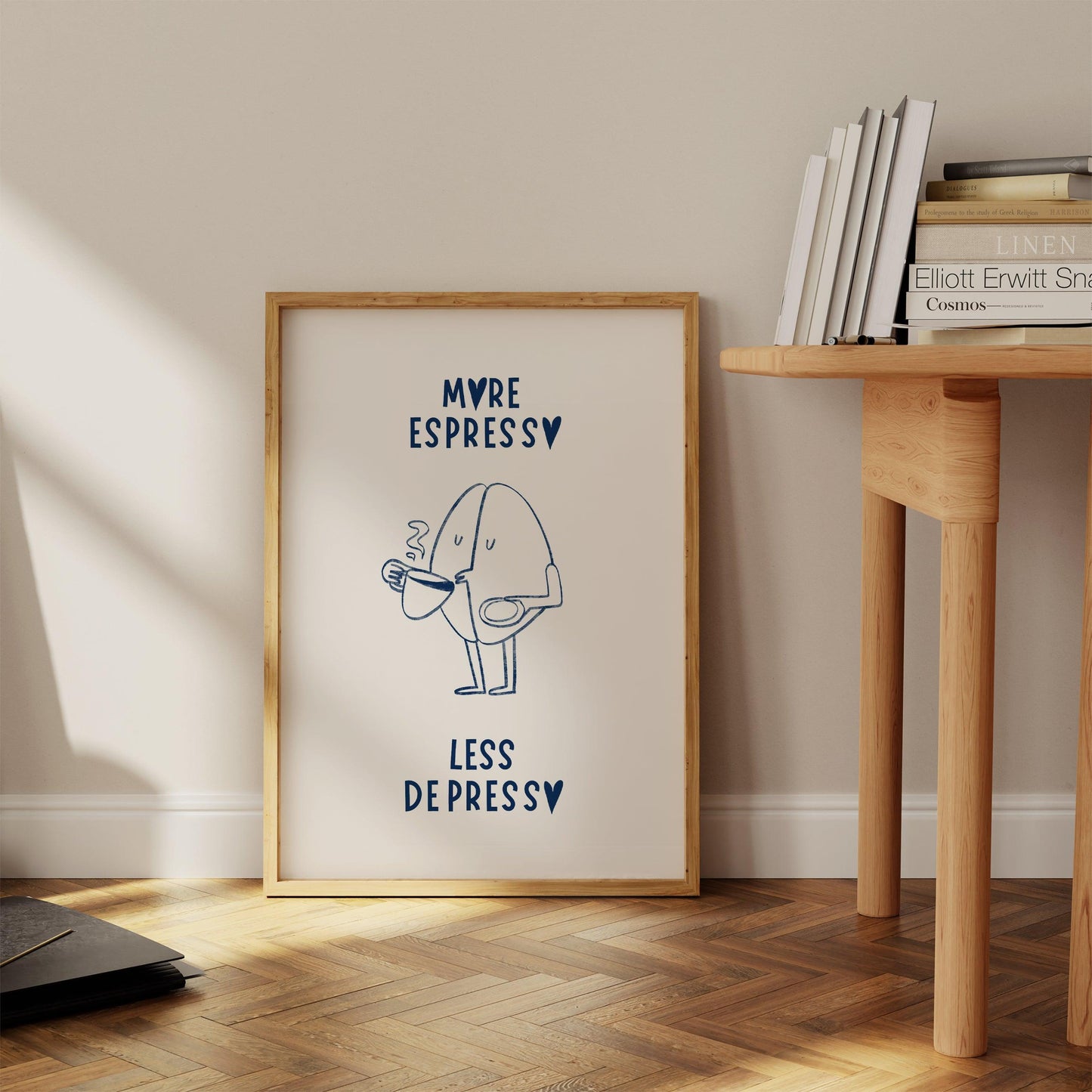 More Espresso Less Despresso Coffee Poster