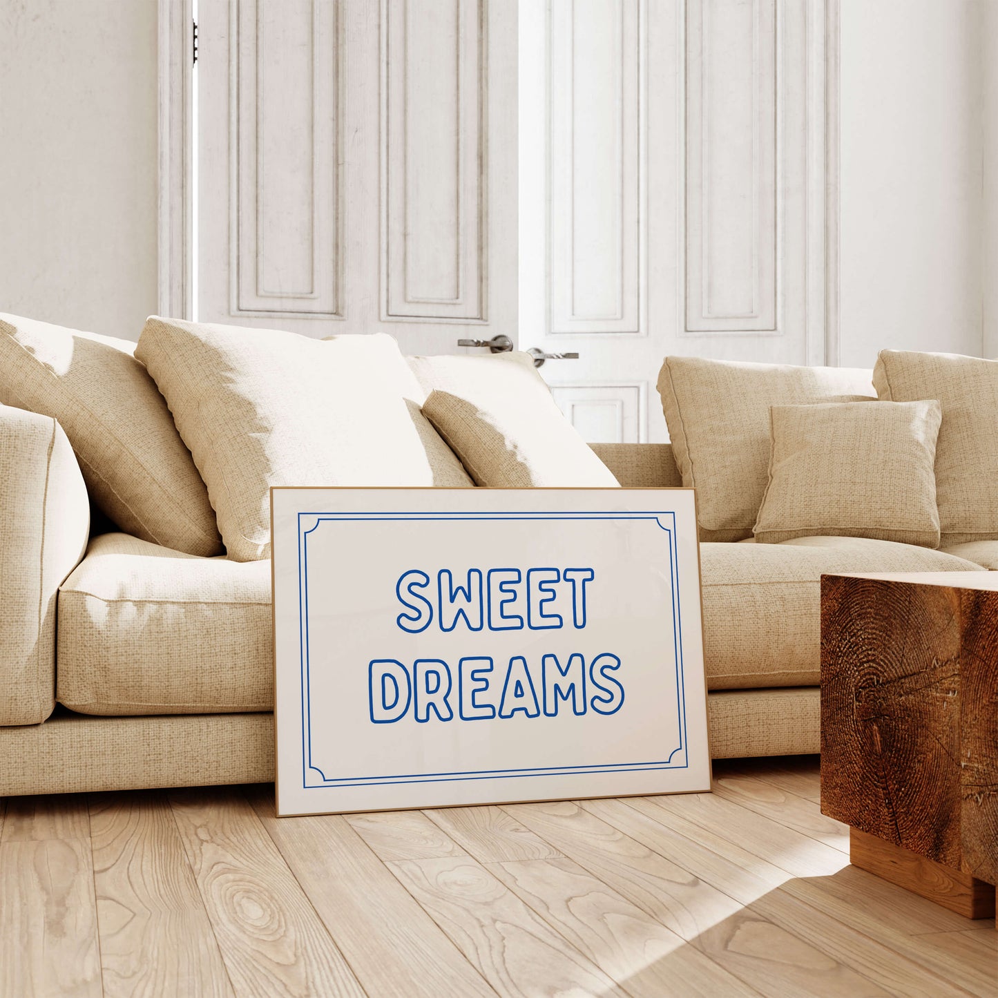 Sweet Dreams Above The Bed Poster