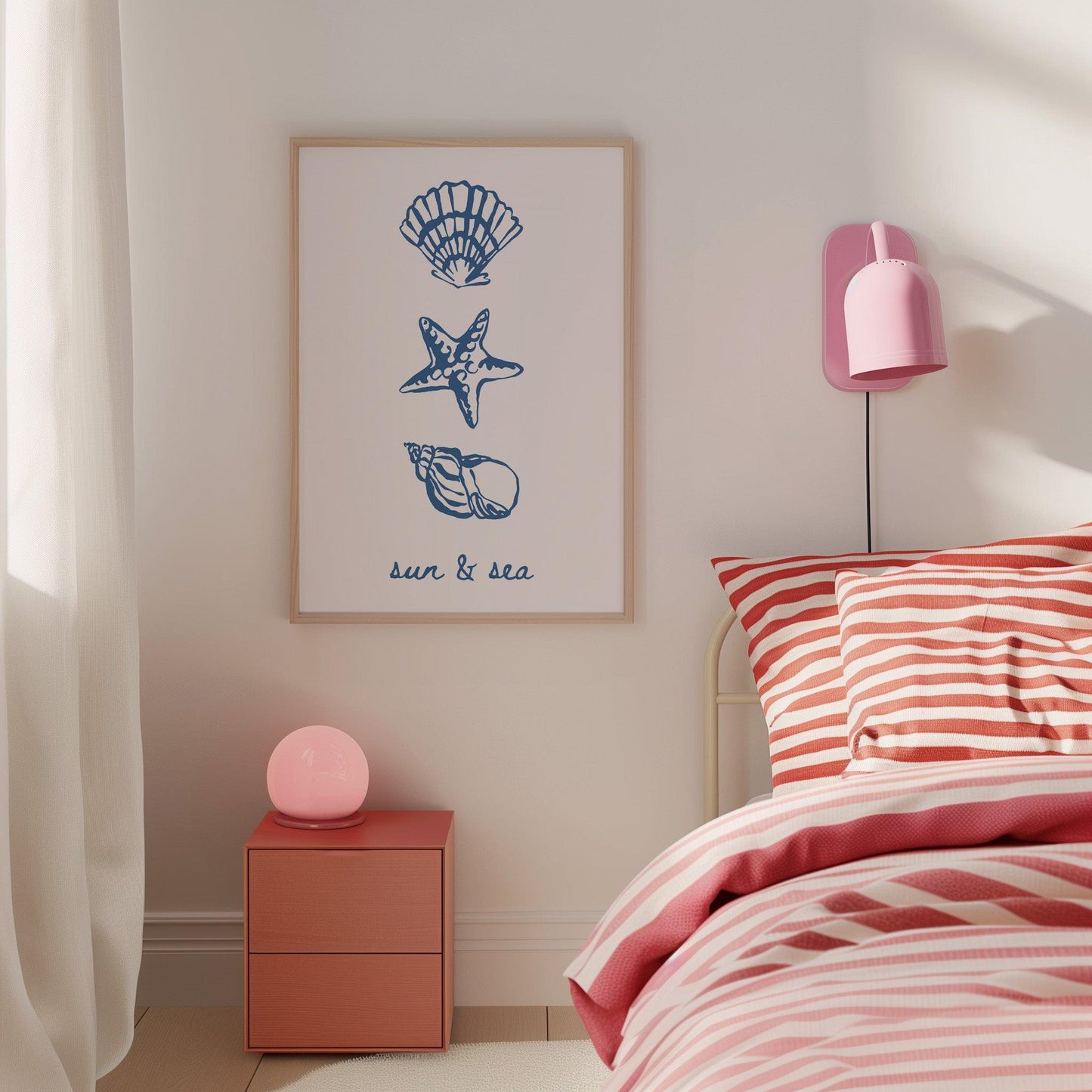 Sea and Sun Beach Poster