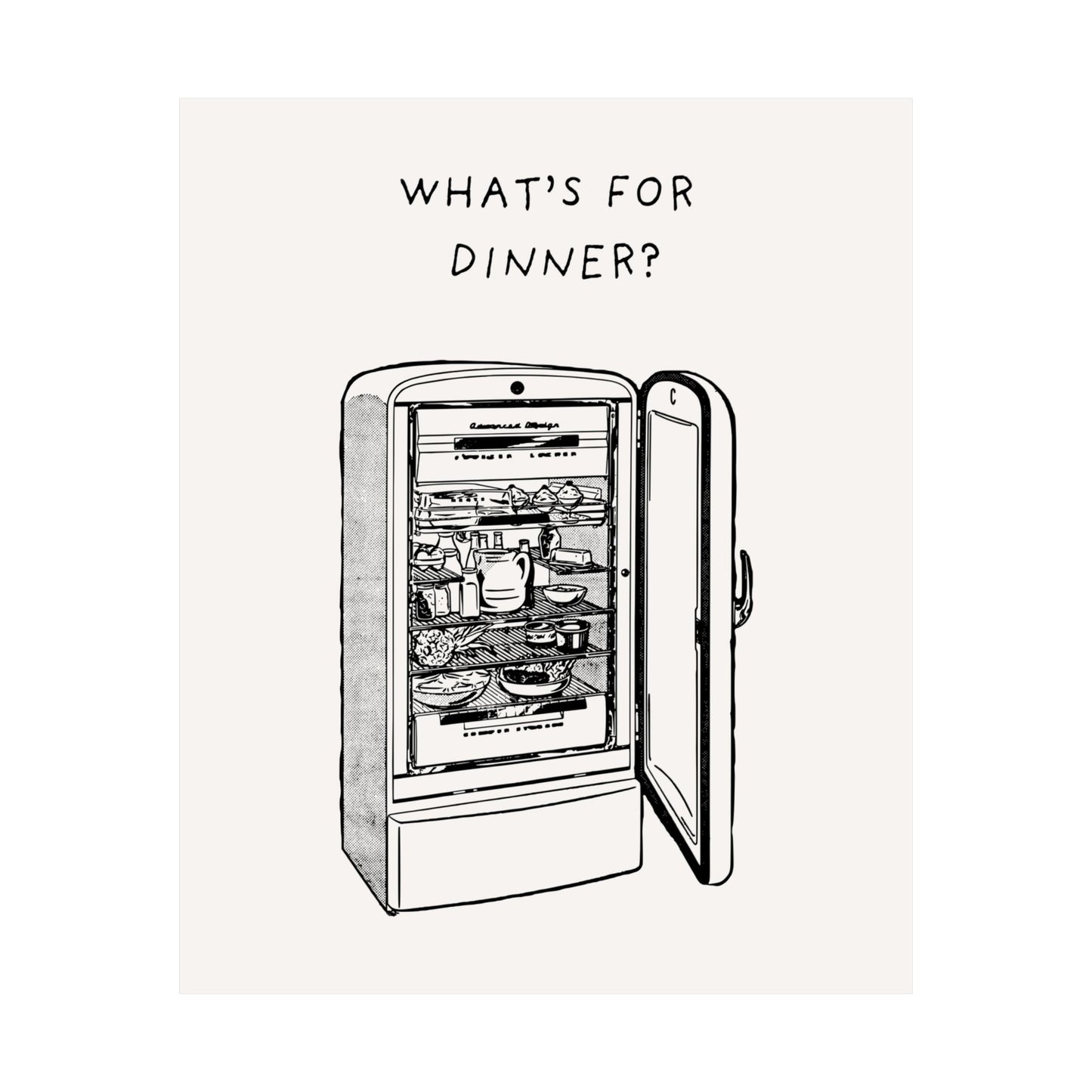 What's For Dinner Poster