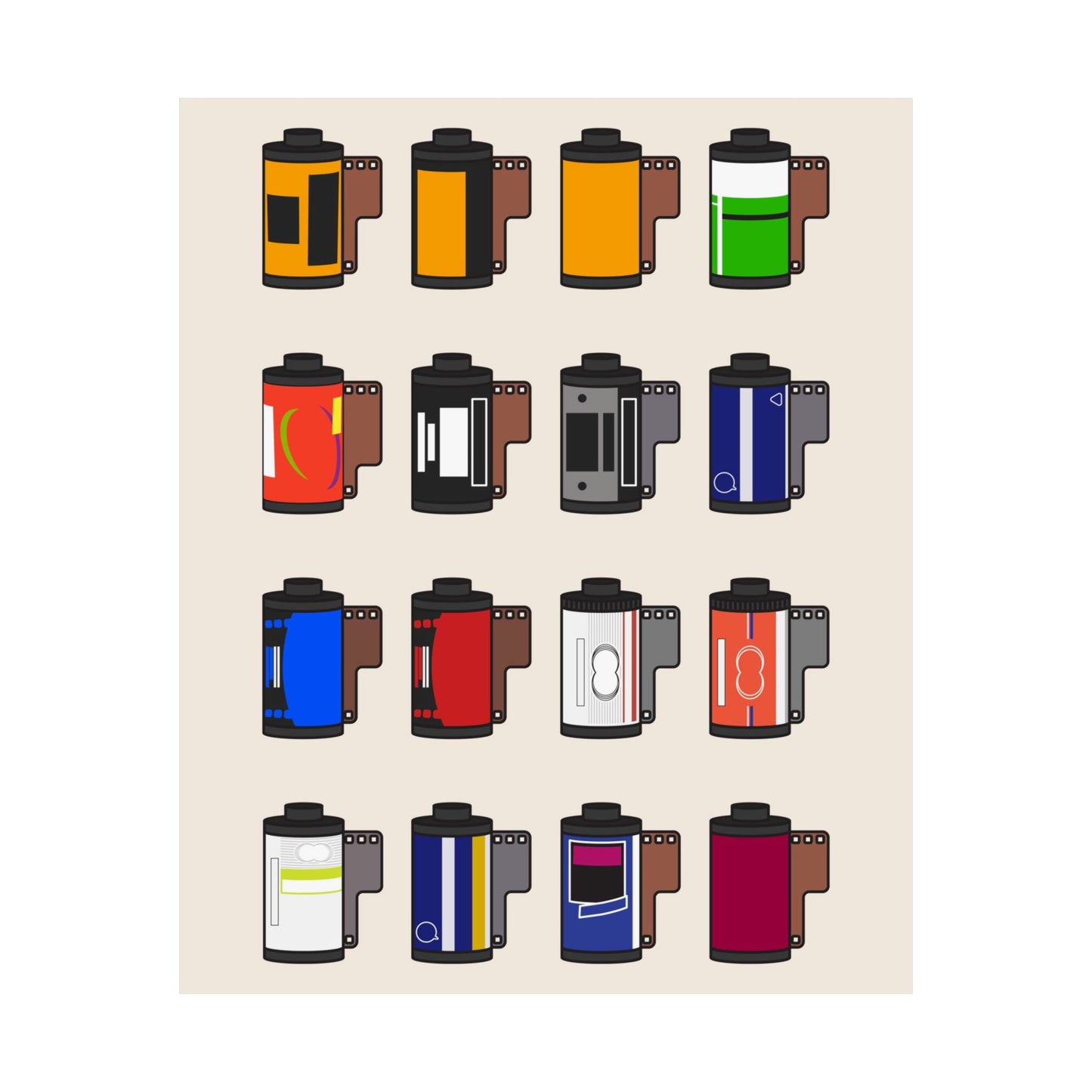 Film Canisters Poster