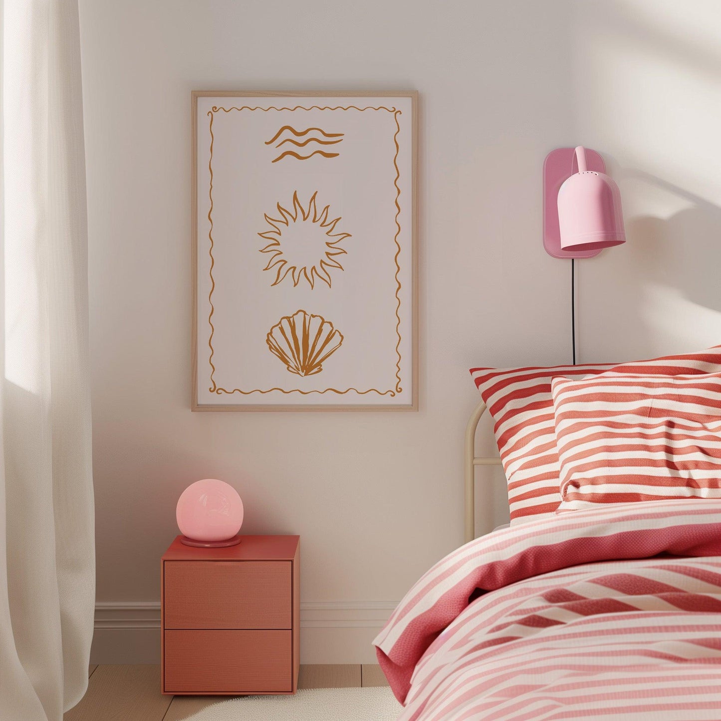 Sea, Sun, Sand Beach Poster