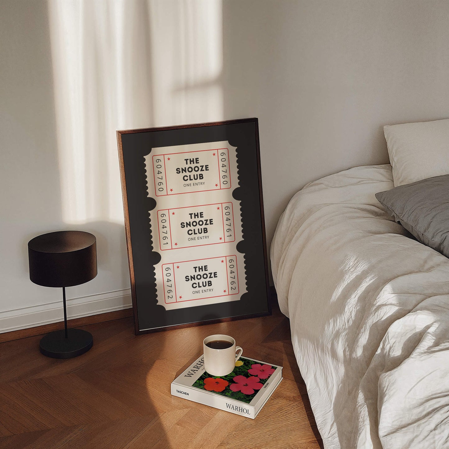 The Snooze Club Ticket Poster