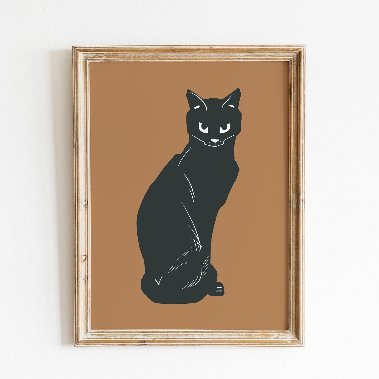 Black Cat Halloween Poster