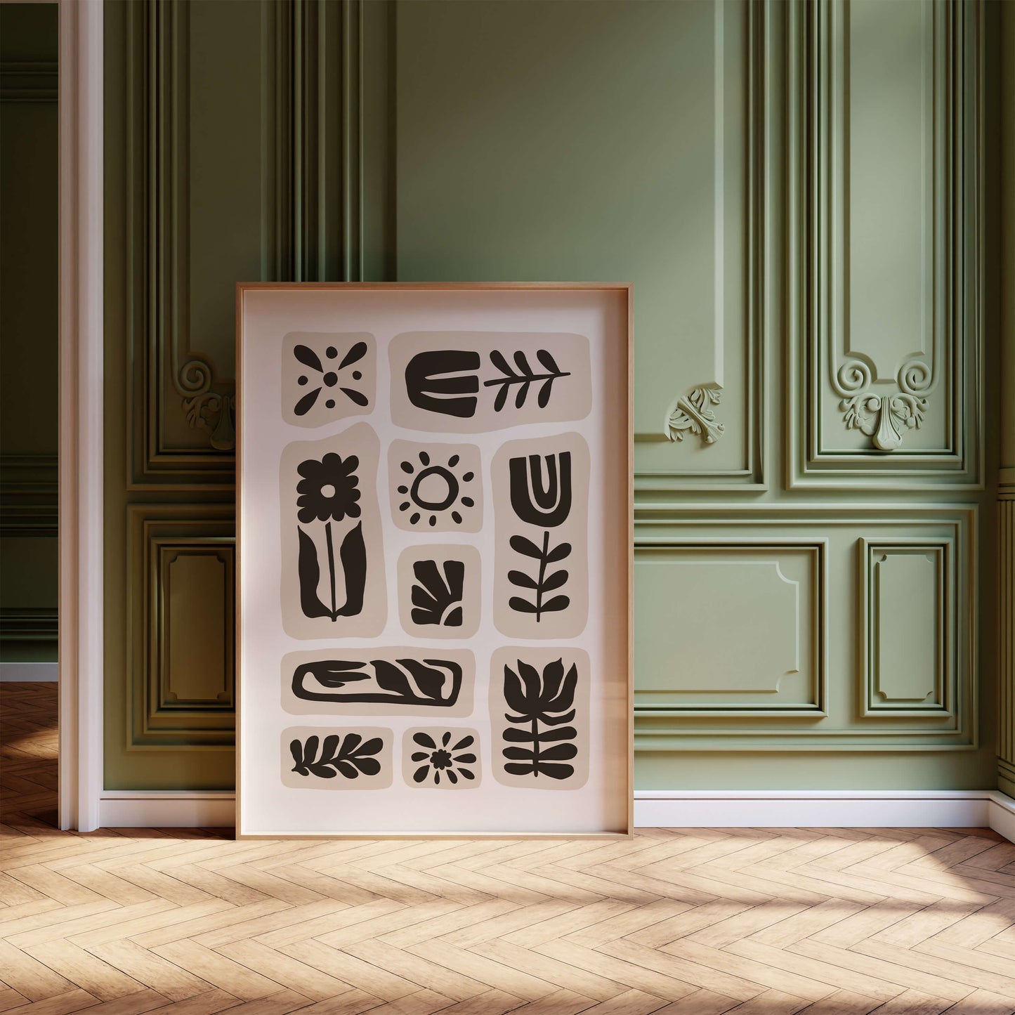 Neutral Botanical Poster