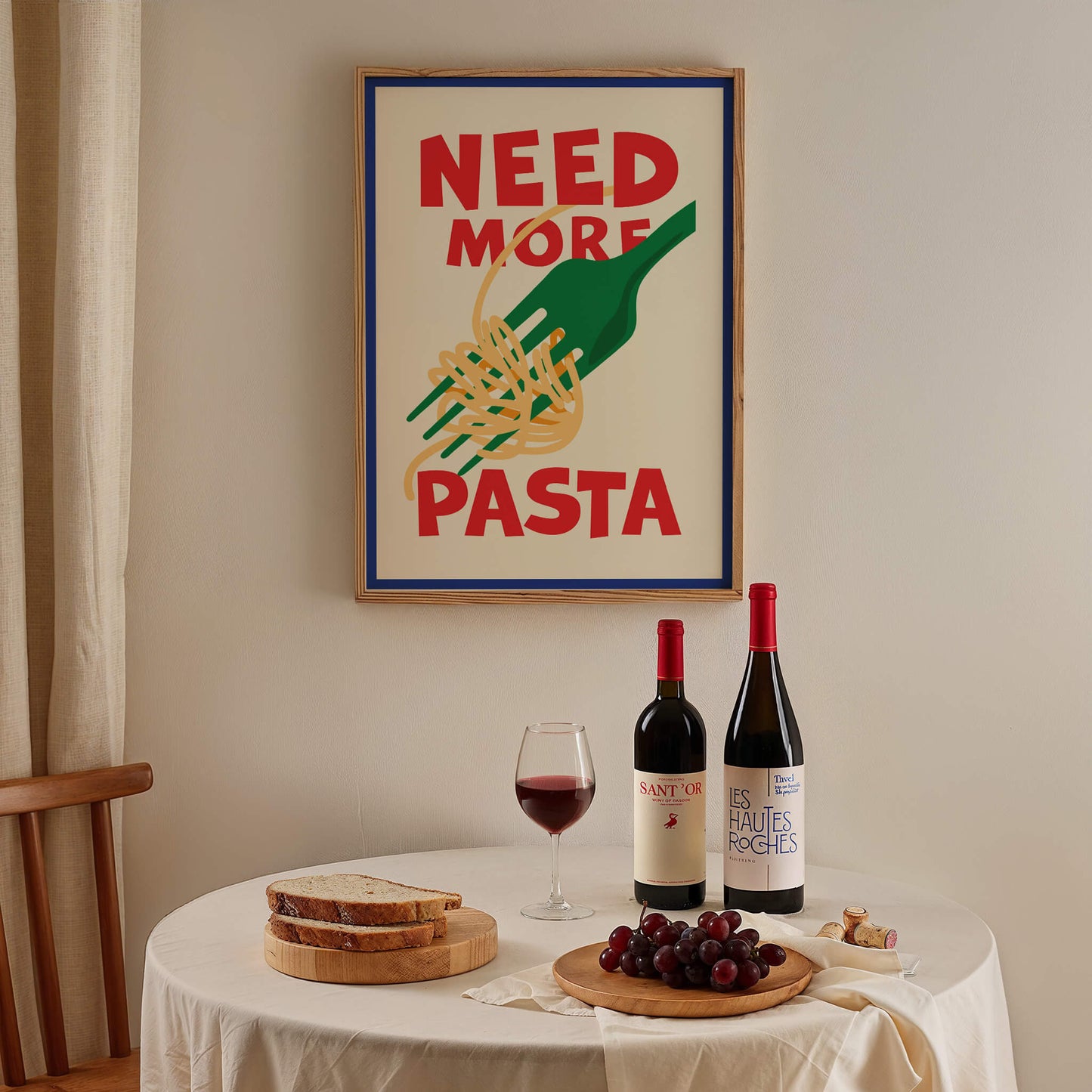 Need More Pasta Poster