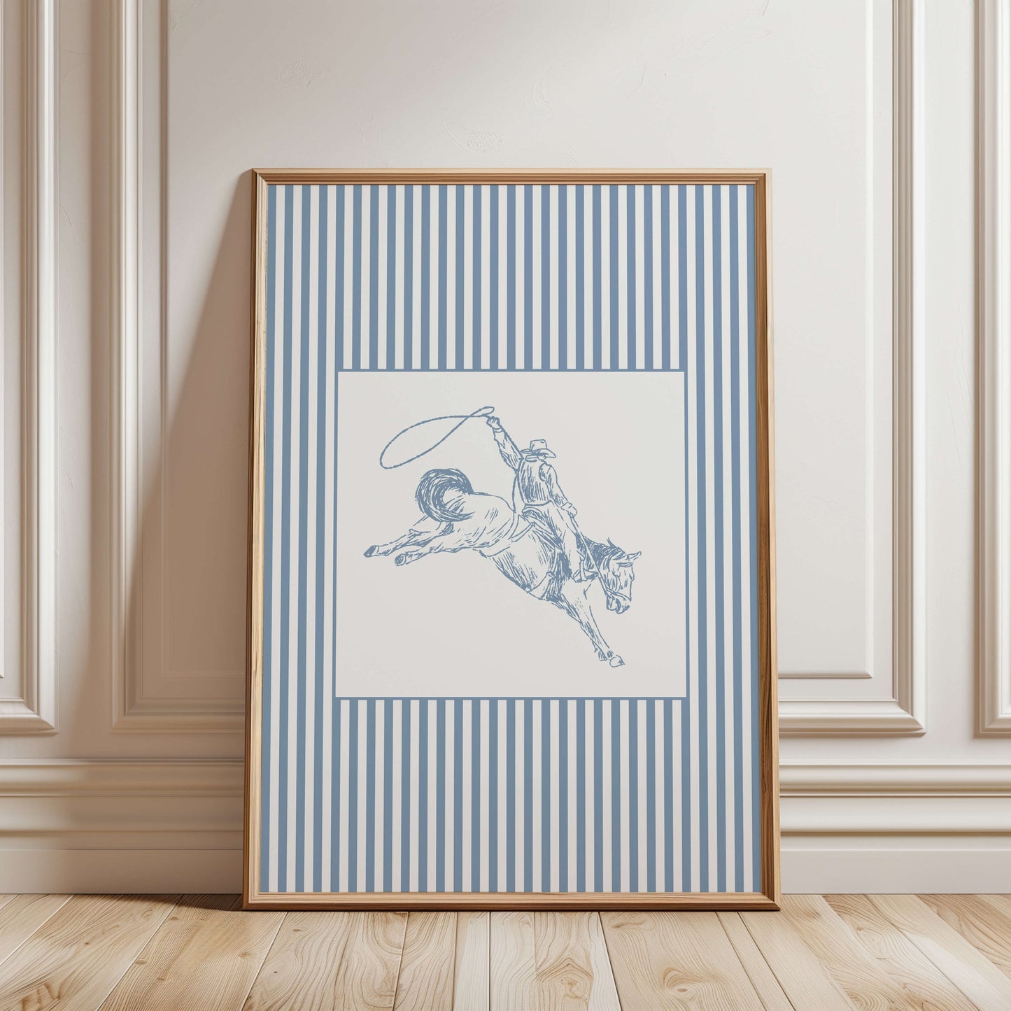Western Cowboy Lasso Poster