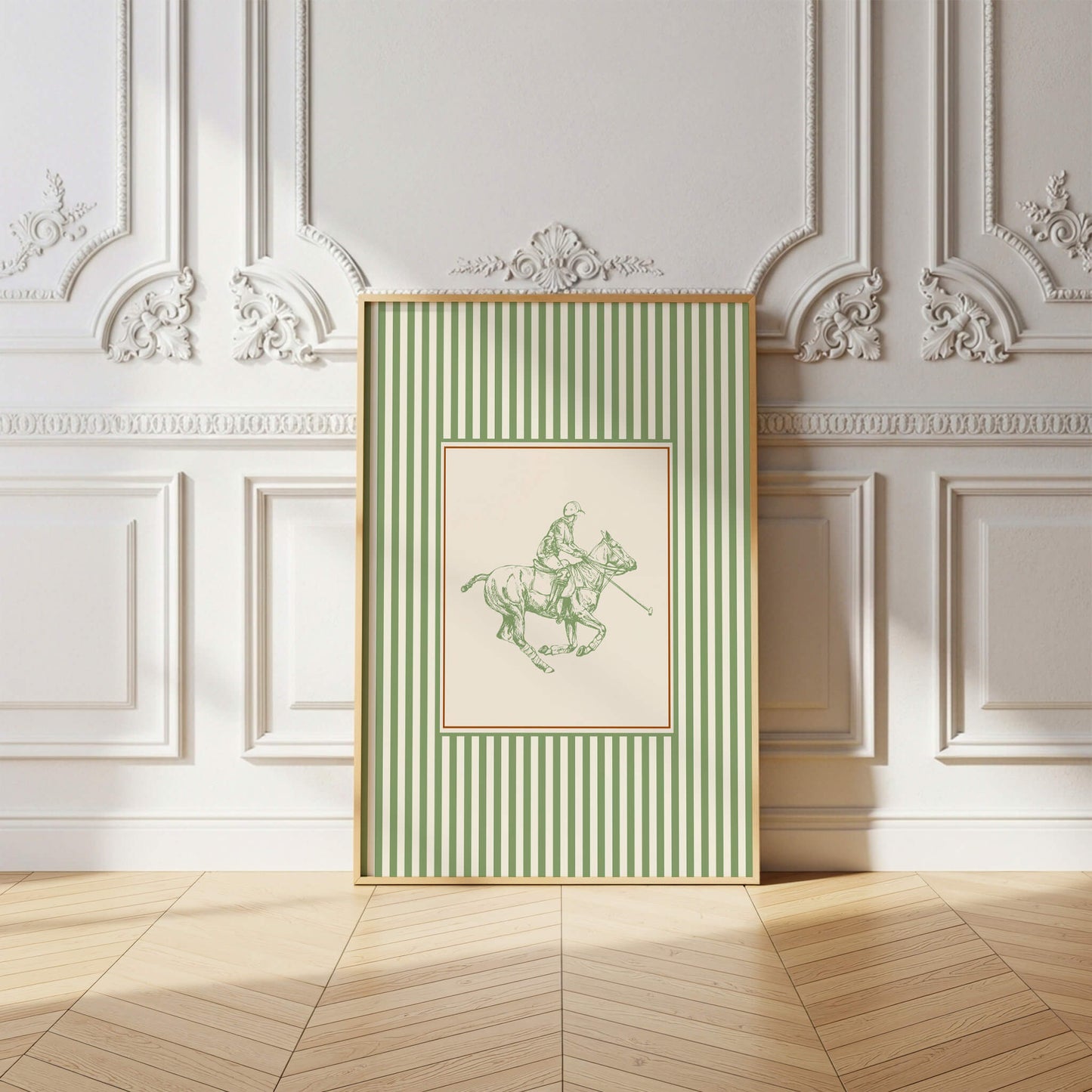 Classic Polo Player Equestrian Poster