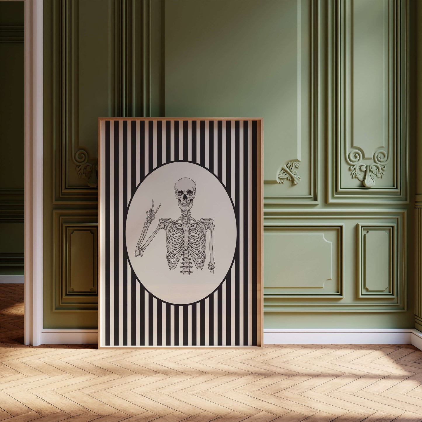 Vintage Skeleton Poster