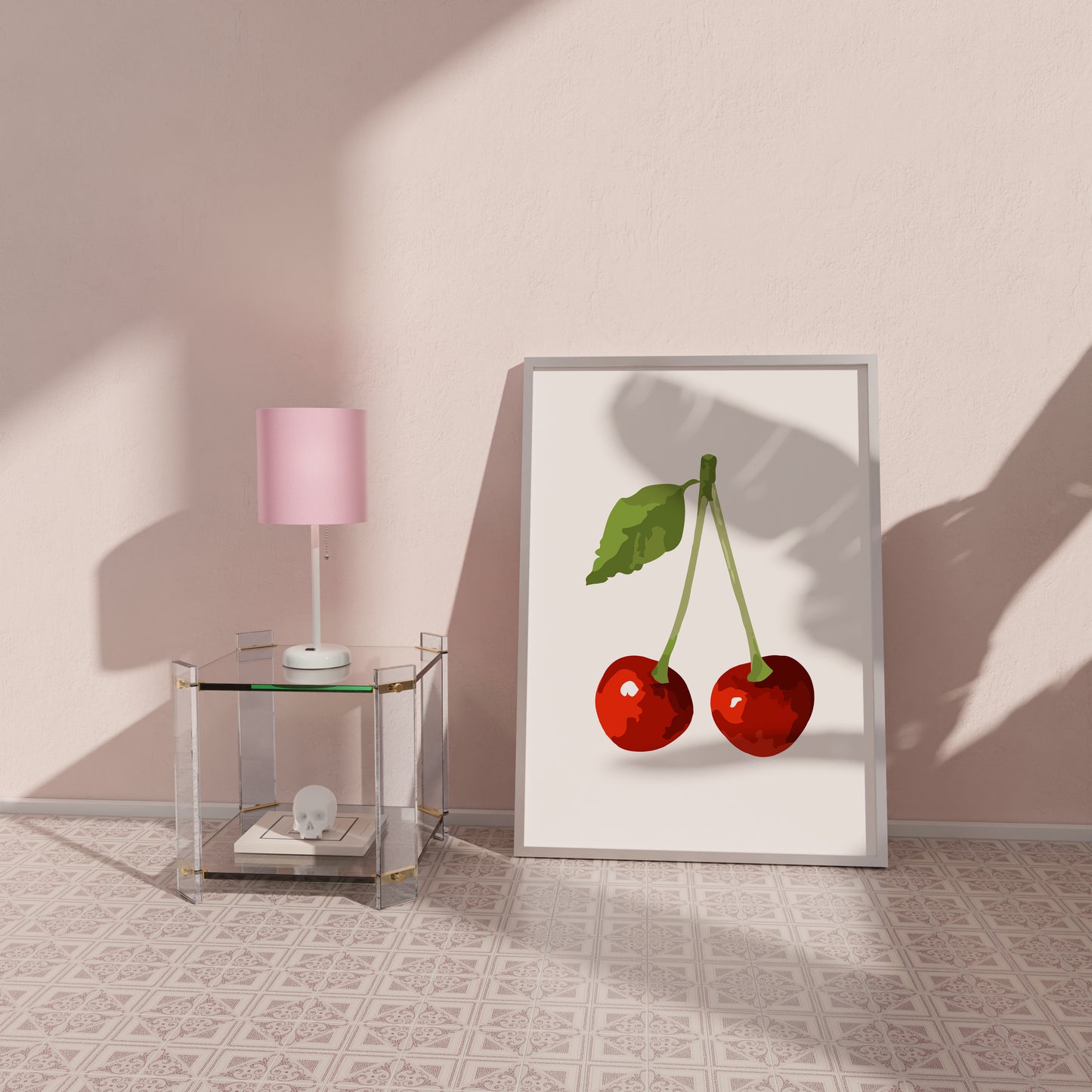 Cherries Watercolor Poster