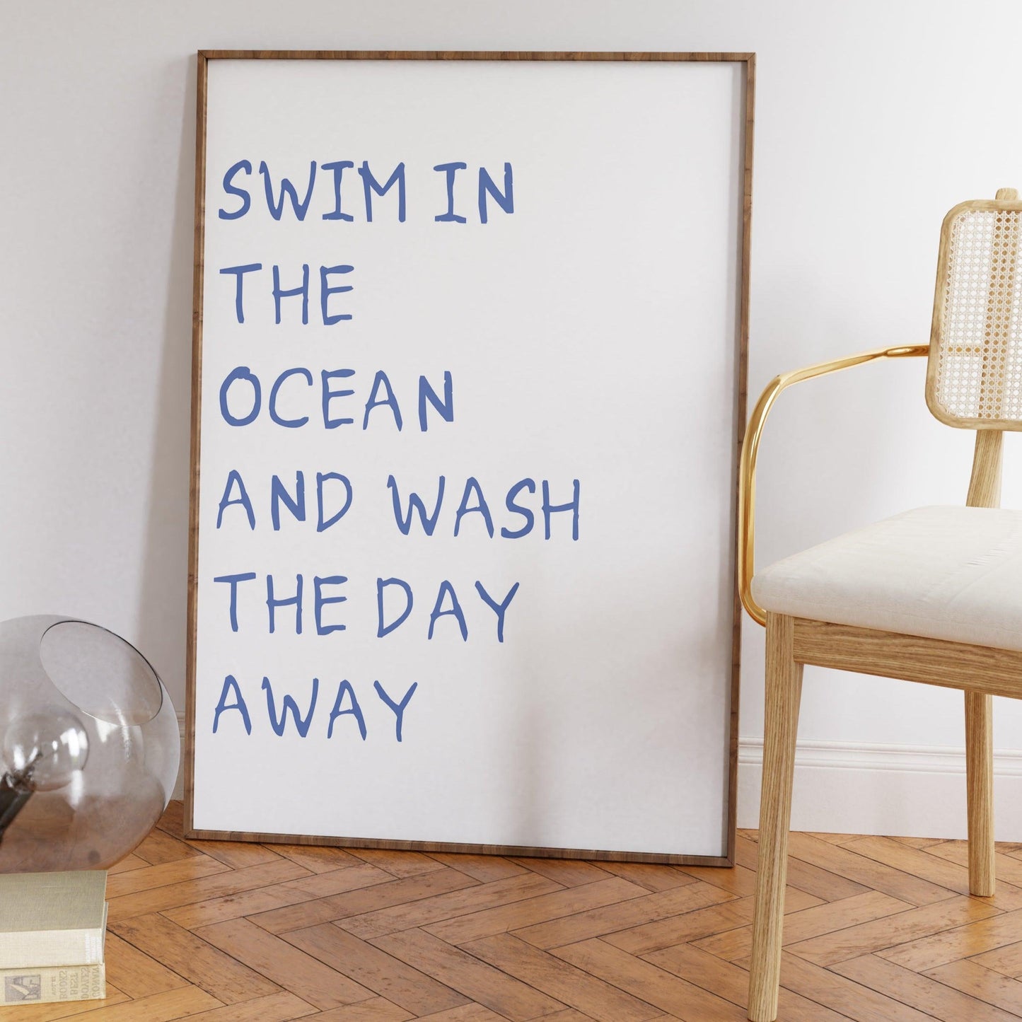 Swim in The Ocean Poster