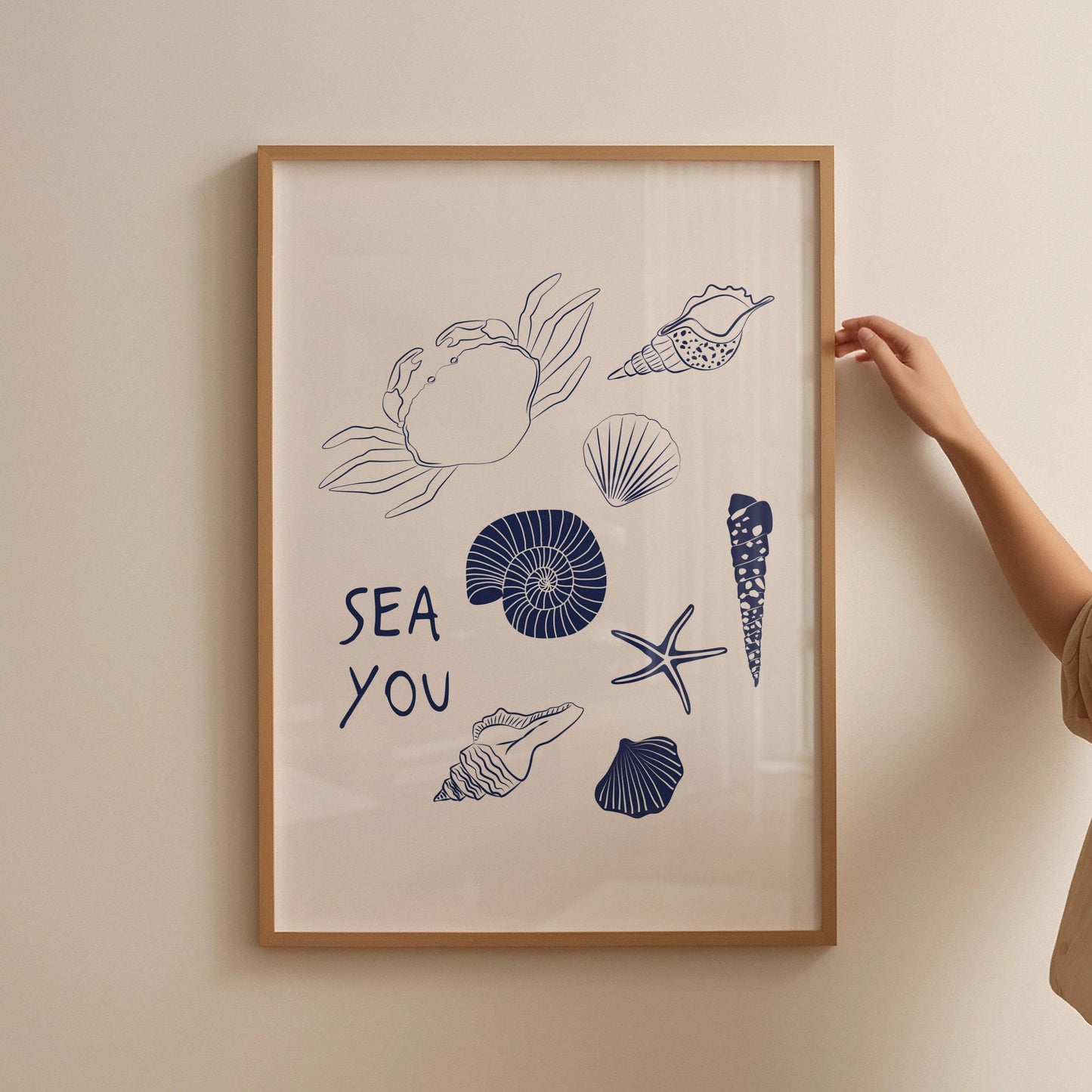 Sea You Coastal Poster