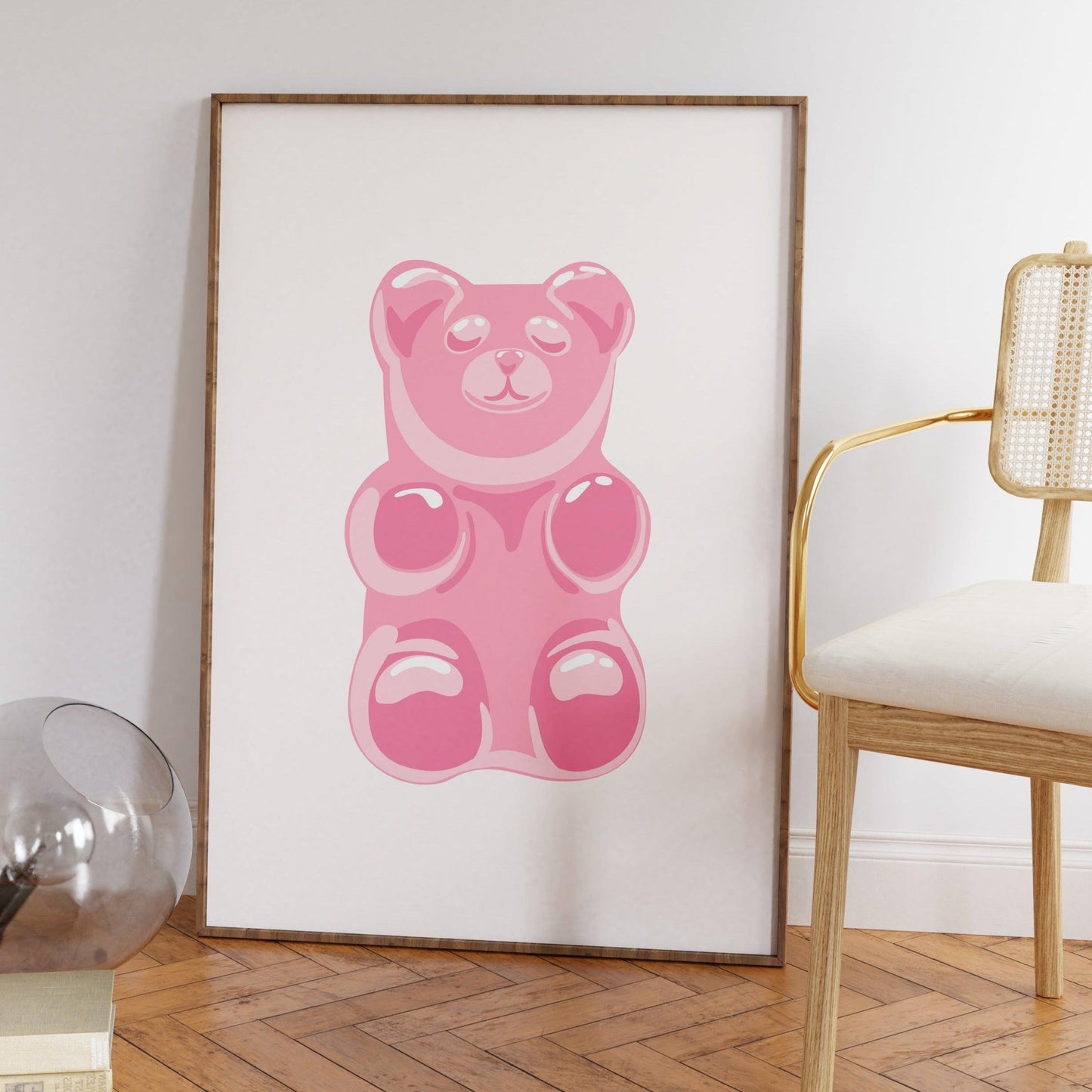 Pink Gummy Bear Poster
