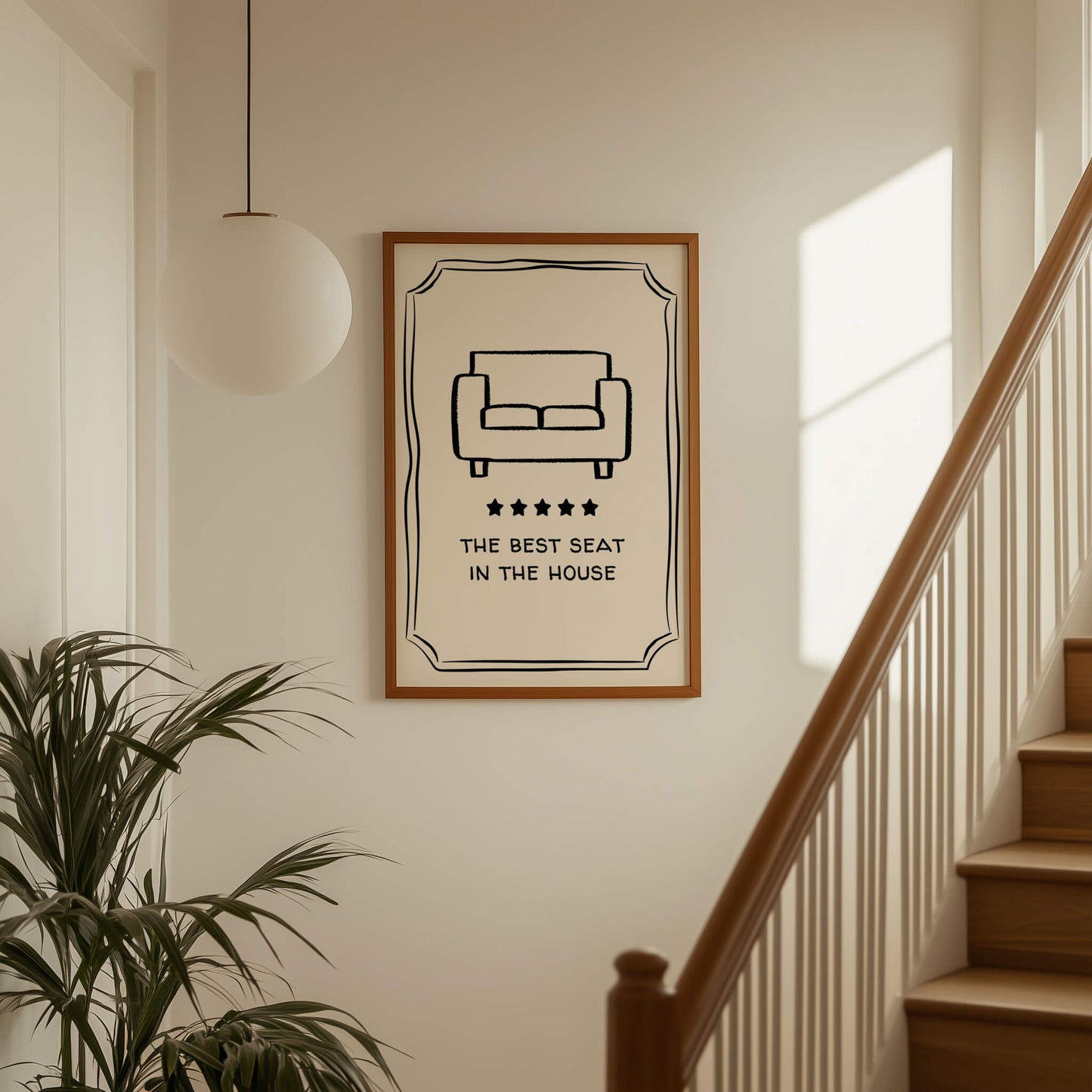 Best Seat In The House Couch Poster